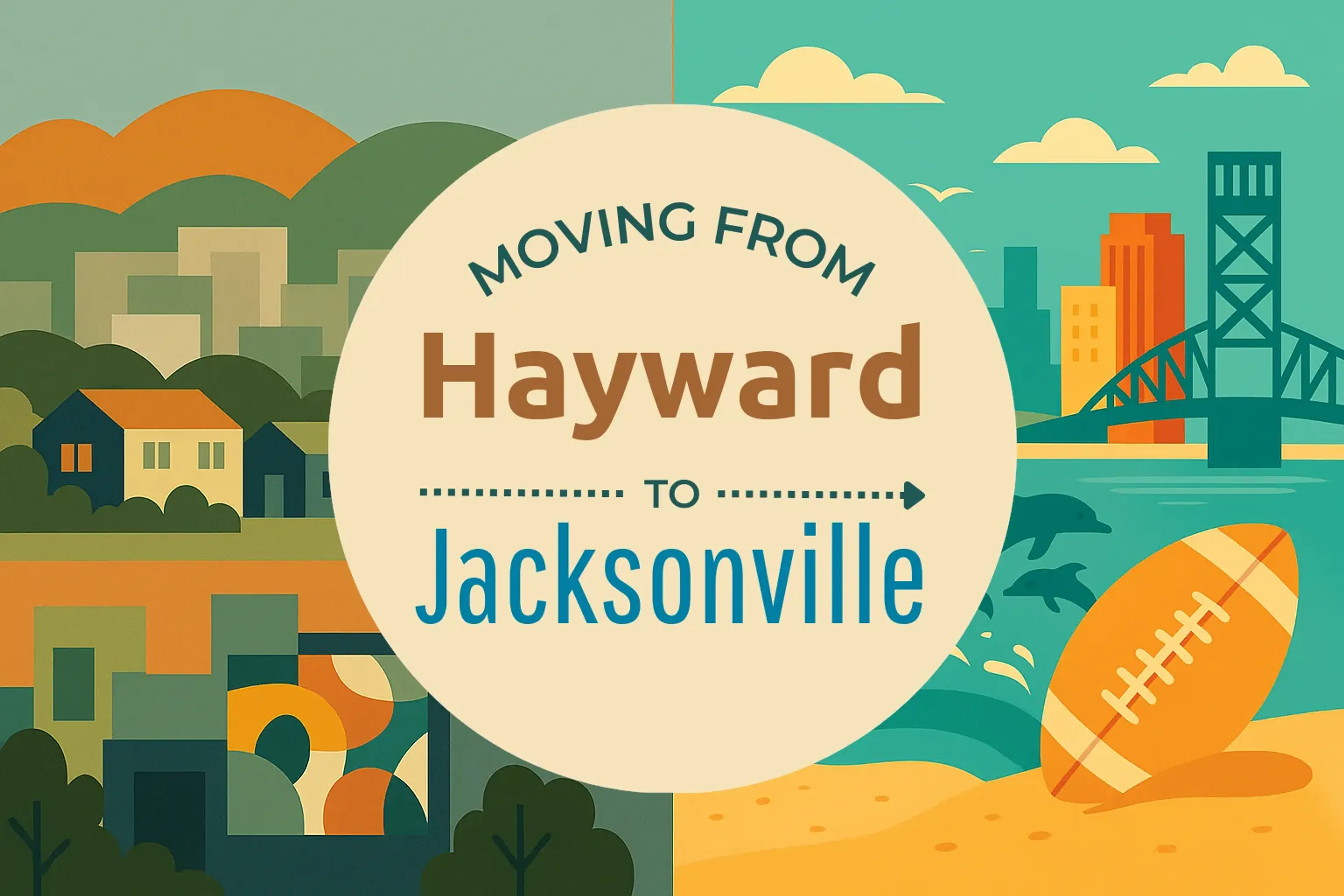 Side-by-side comparison of Hayward to Jacksonville moving companies