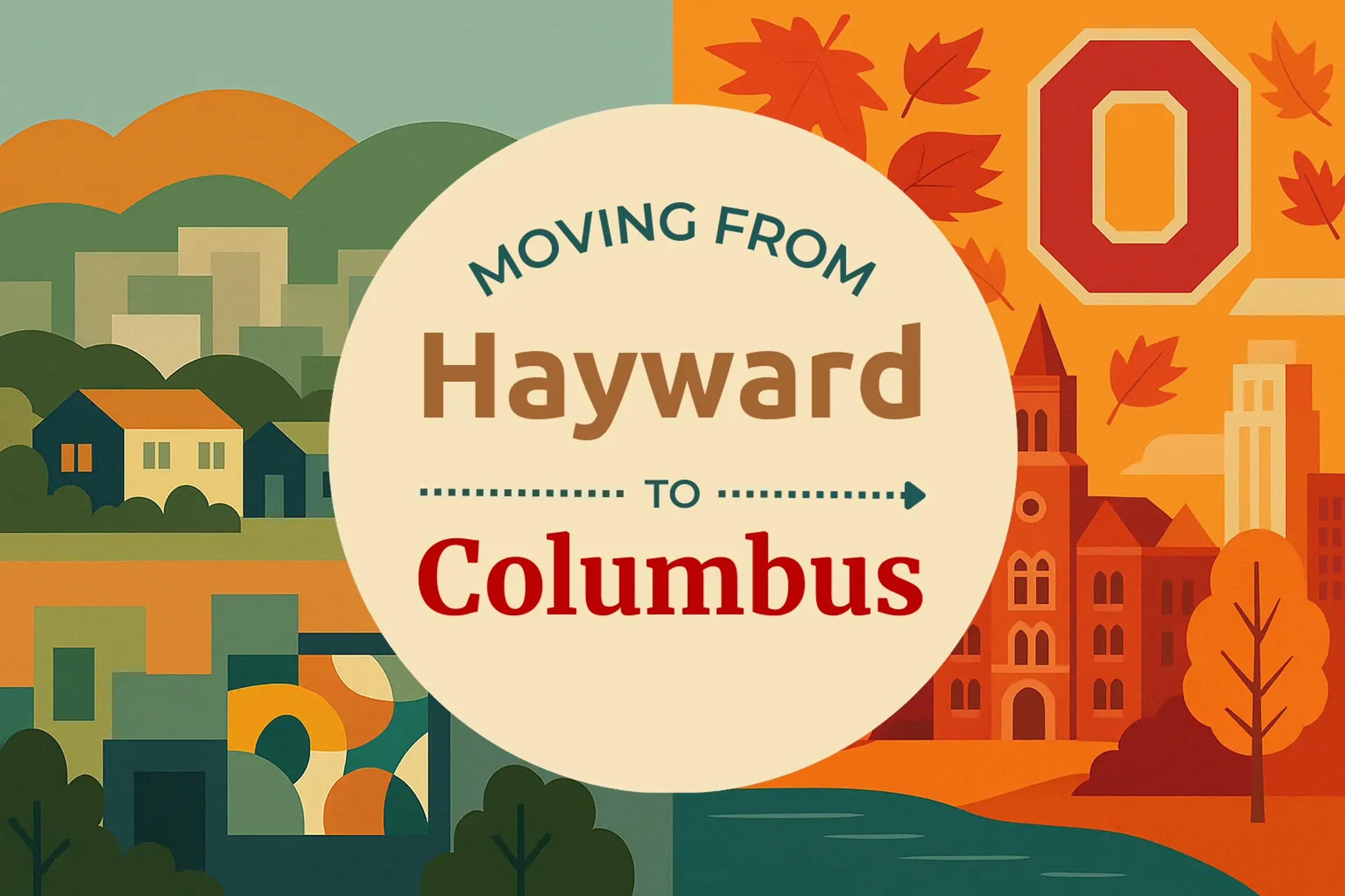 Side-by-side comparison of Hayward to Columbus moving companies
