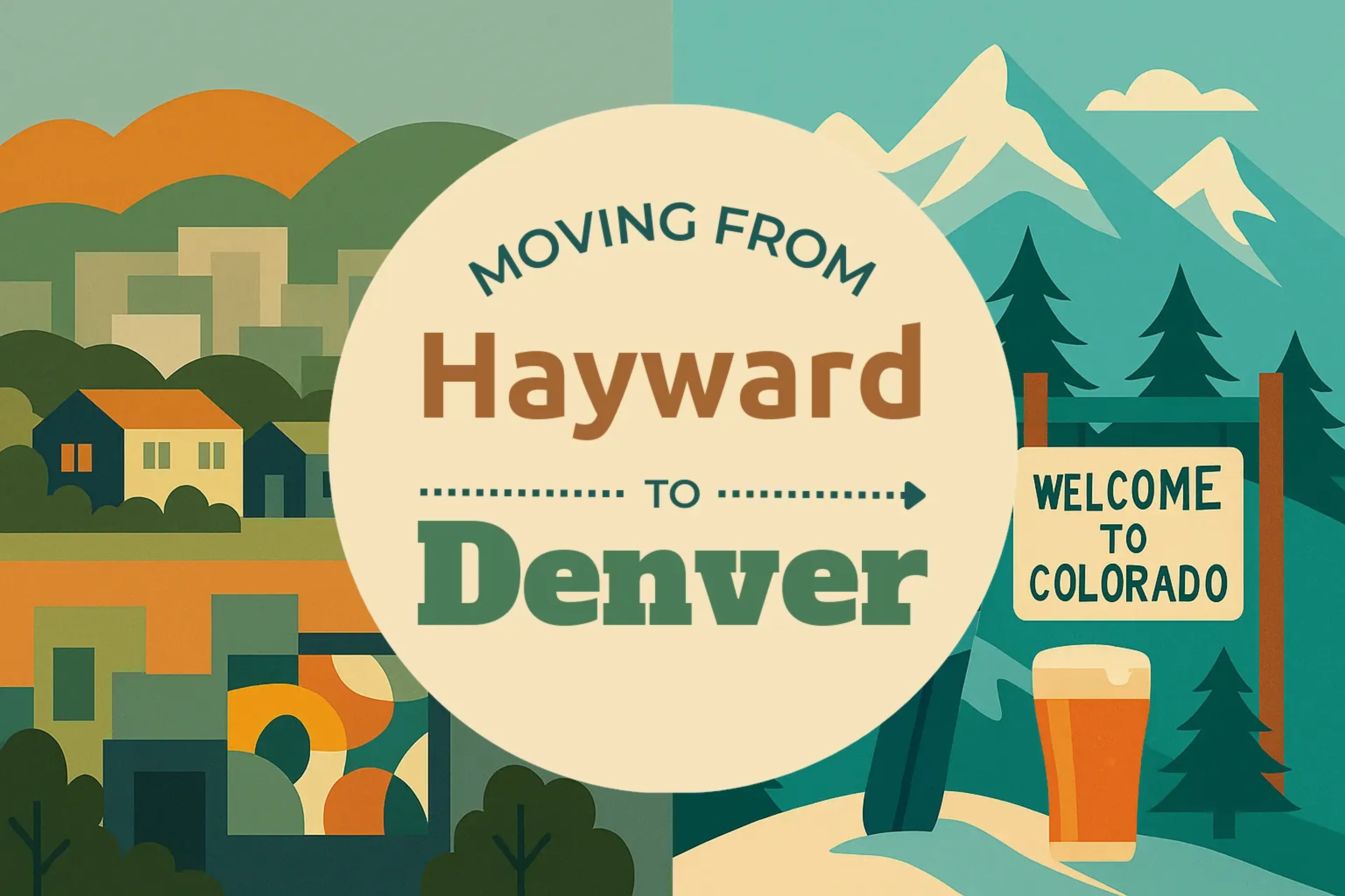 Side-by-side comparison of Hayward to Denver moving companies