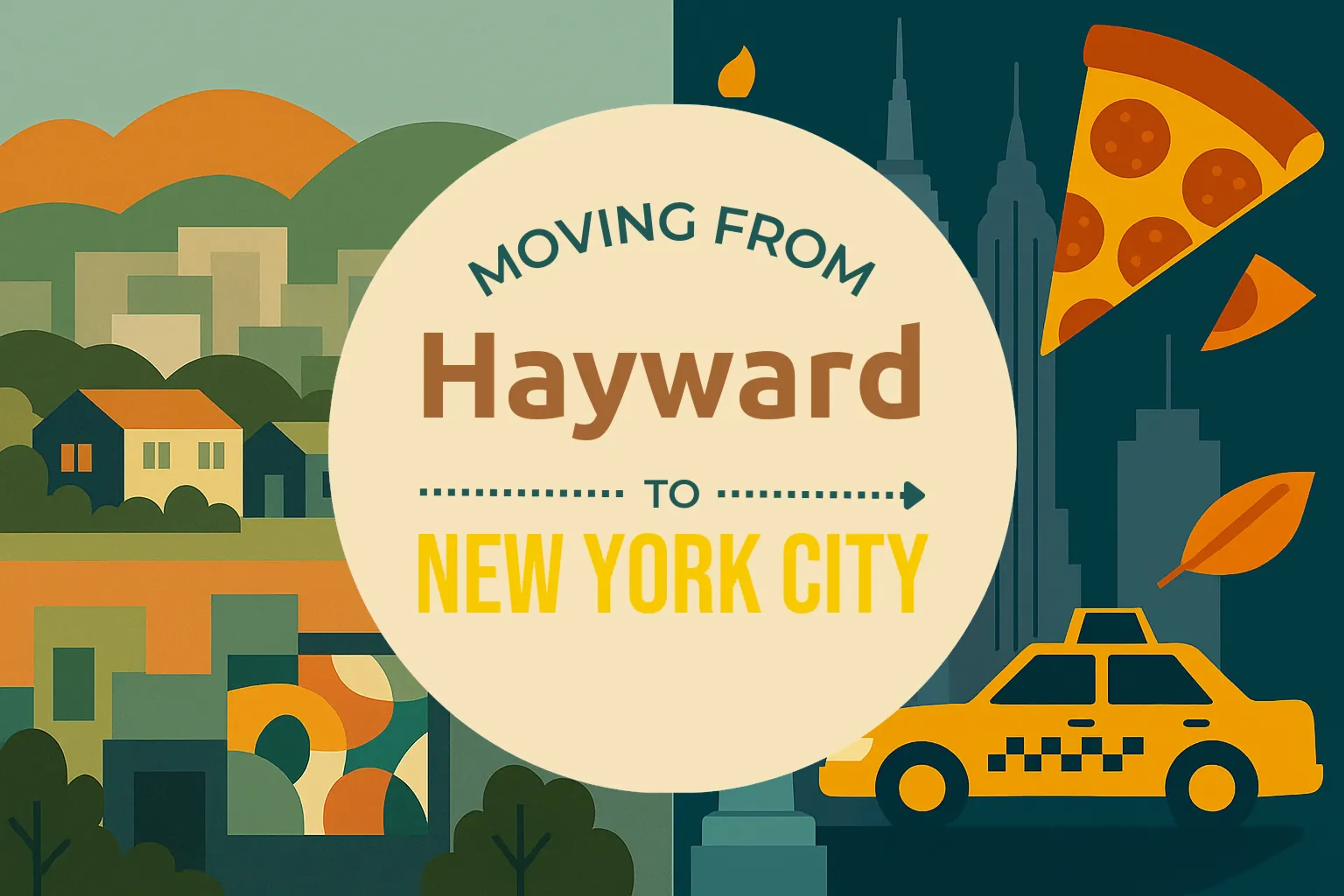 Side-by-side comparison of Hayward to New York City moving companies