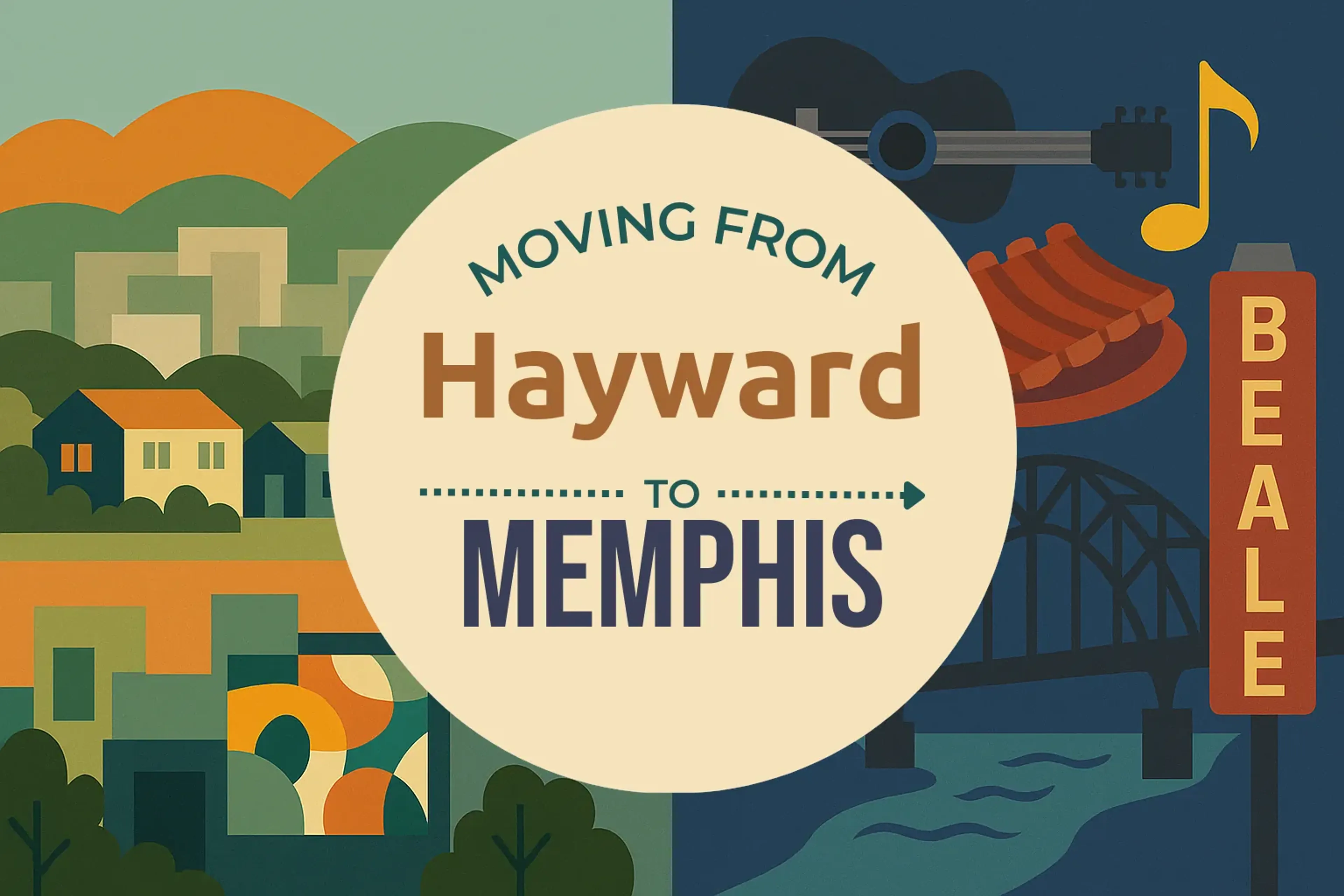 Side-by-side comparison of Hayward to Memphis moving companies
