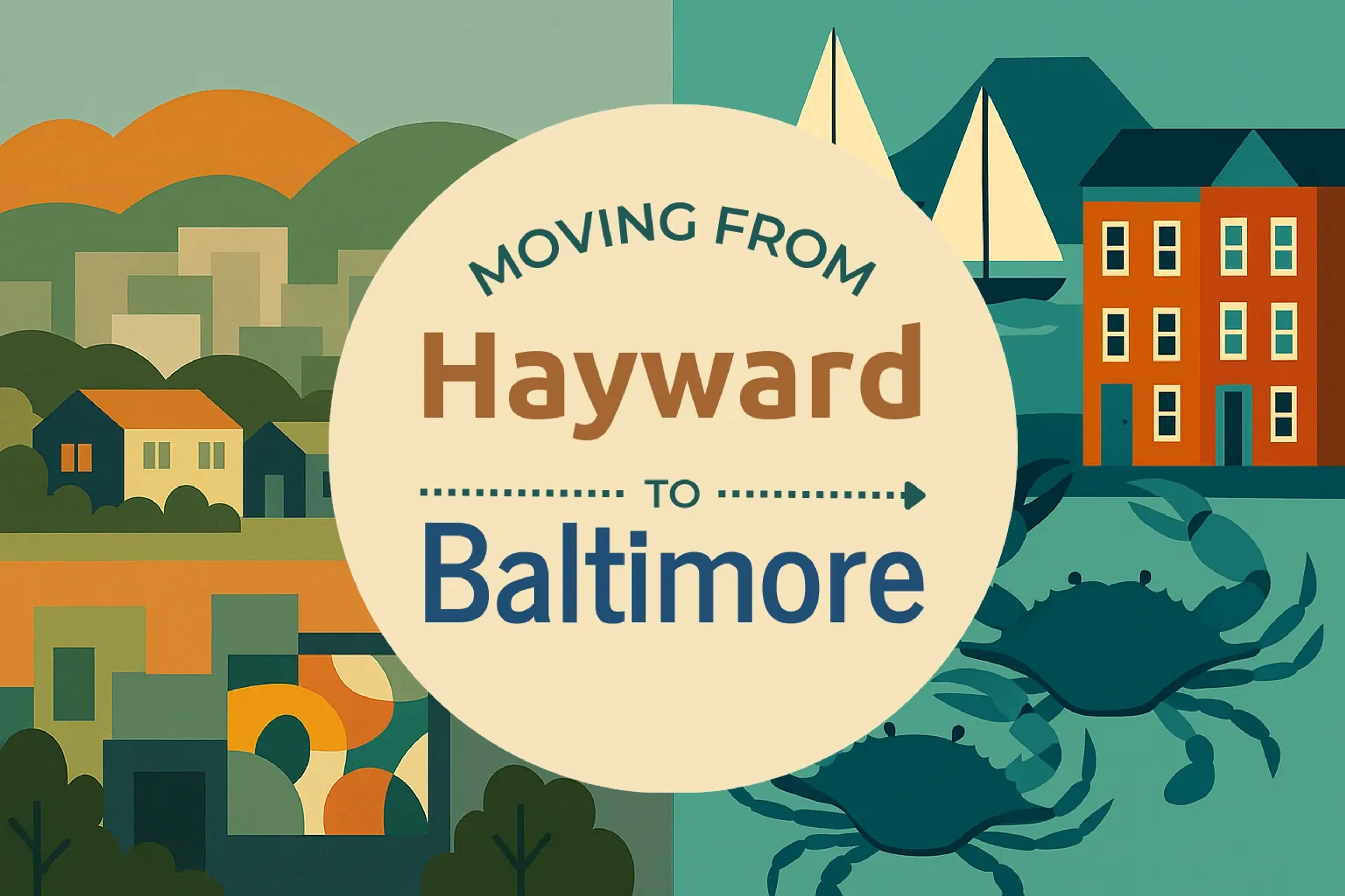 Side-by-side comparison of Hayward to Baltimore moving companies