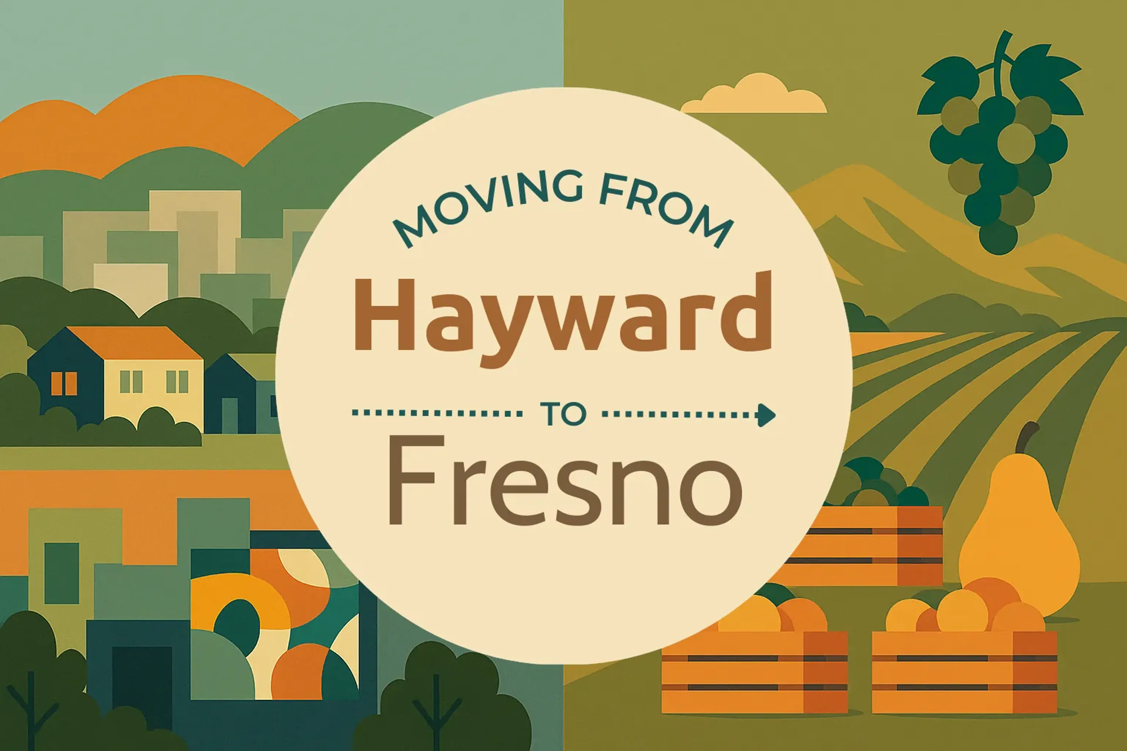 Side-by-side comparison of Hayward to Fresno moving companies