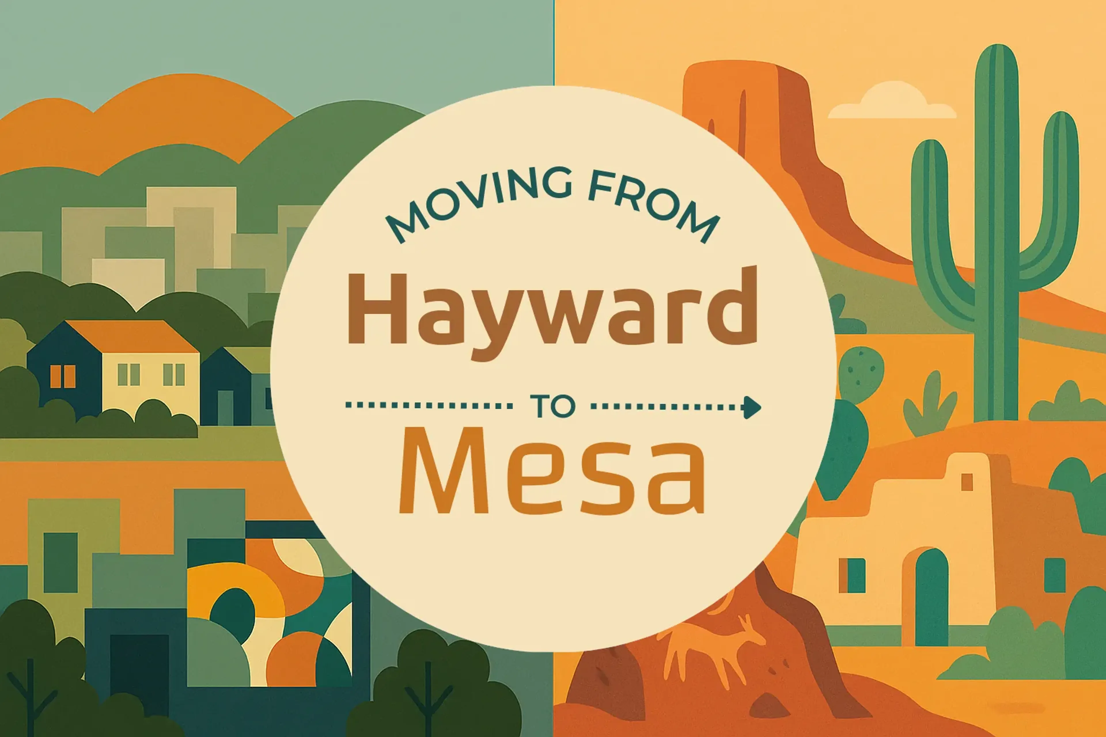 Side-by-side comparison of Hayward to Mesa moving companies