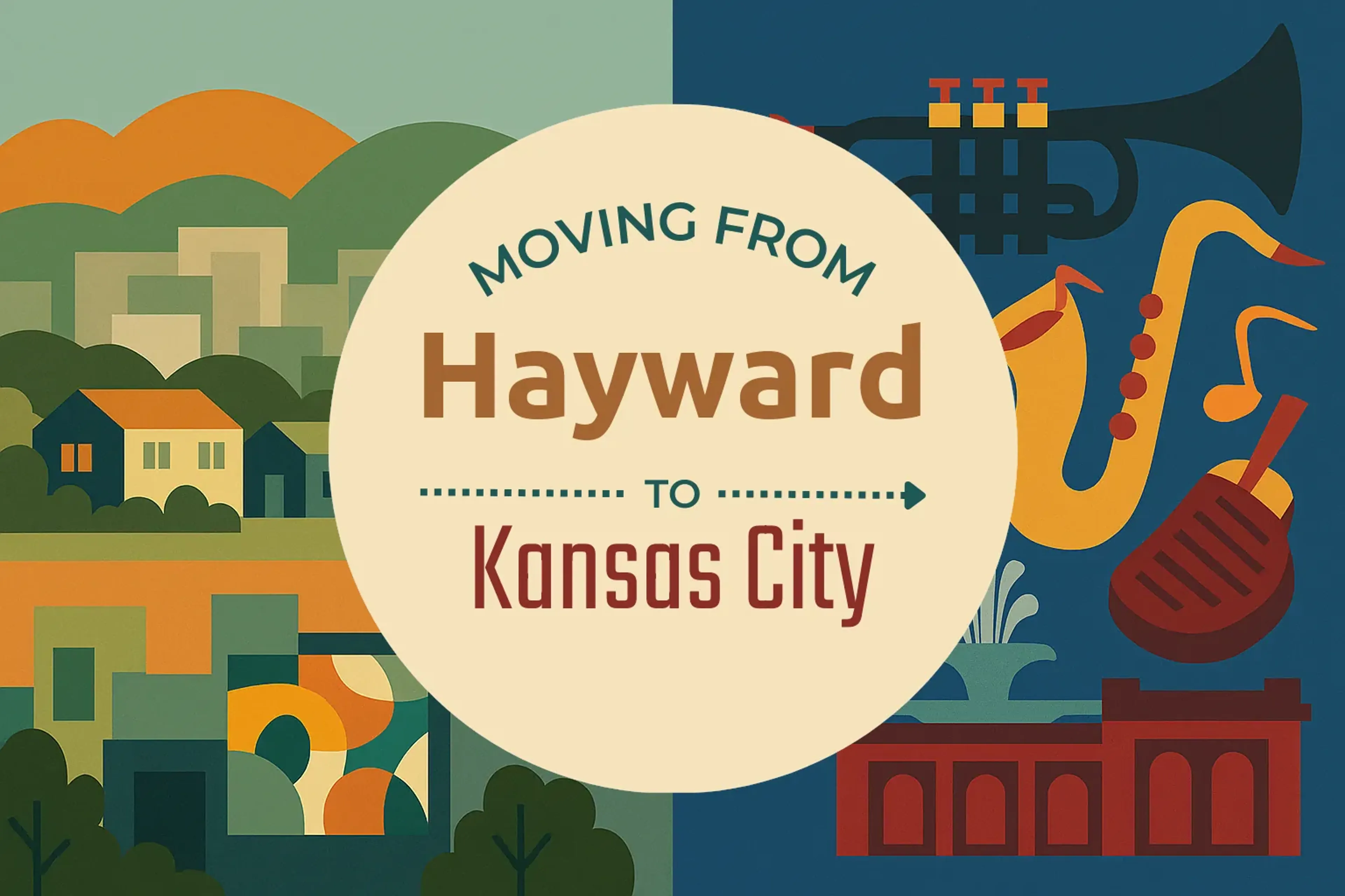 Side-by-side comparison of Hayward to Kansas City moving companies