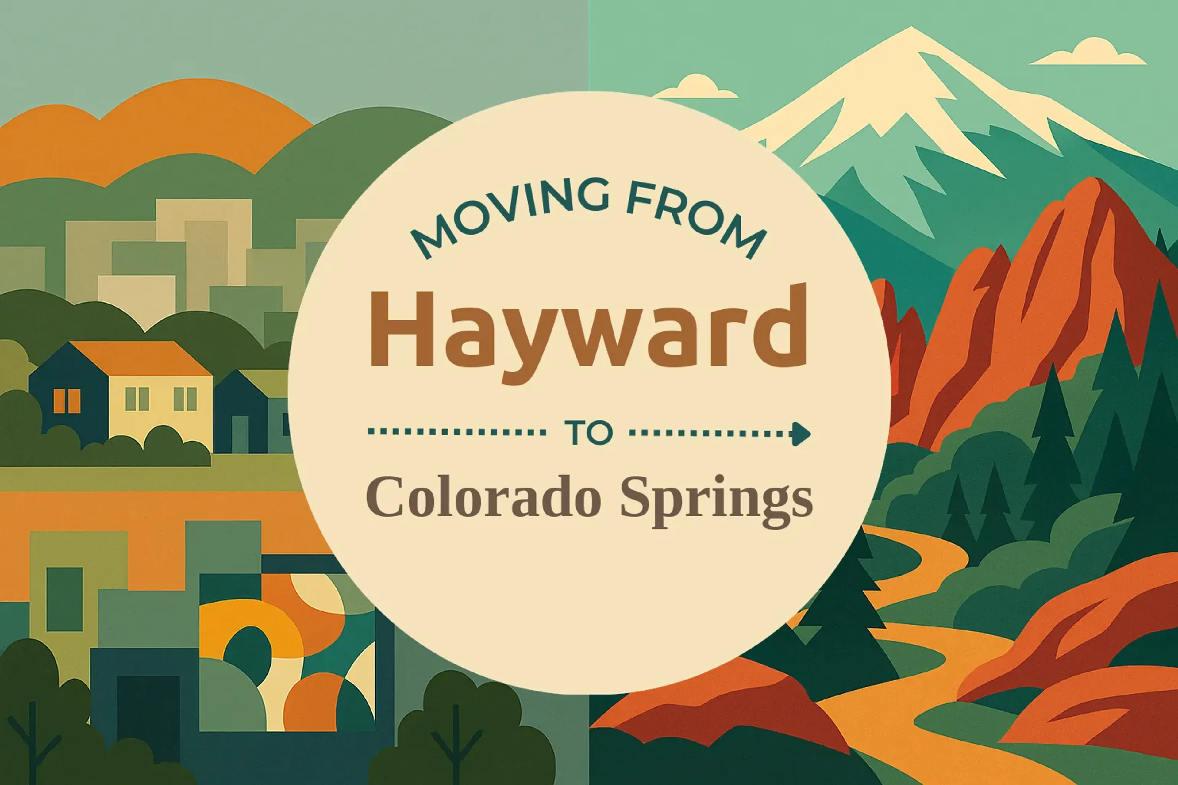Side-by-side comparison of Hayward to Colorado Springs moving companies