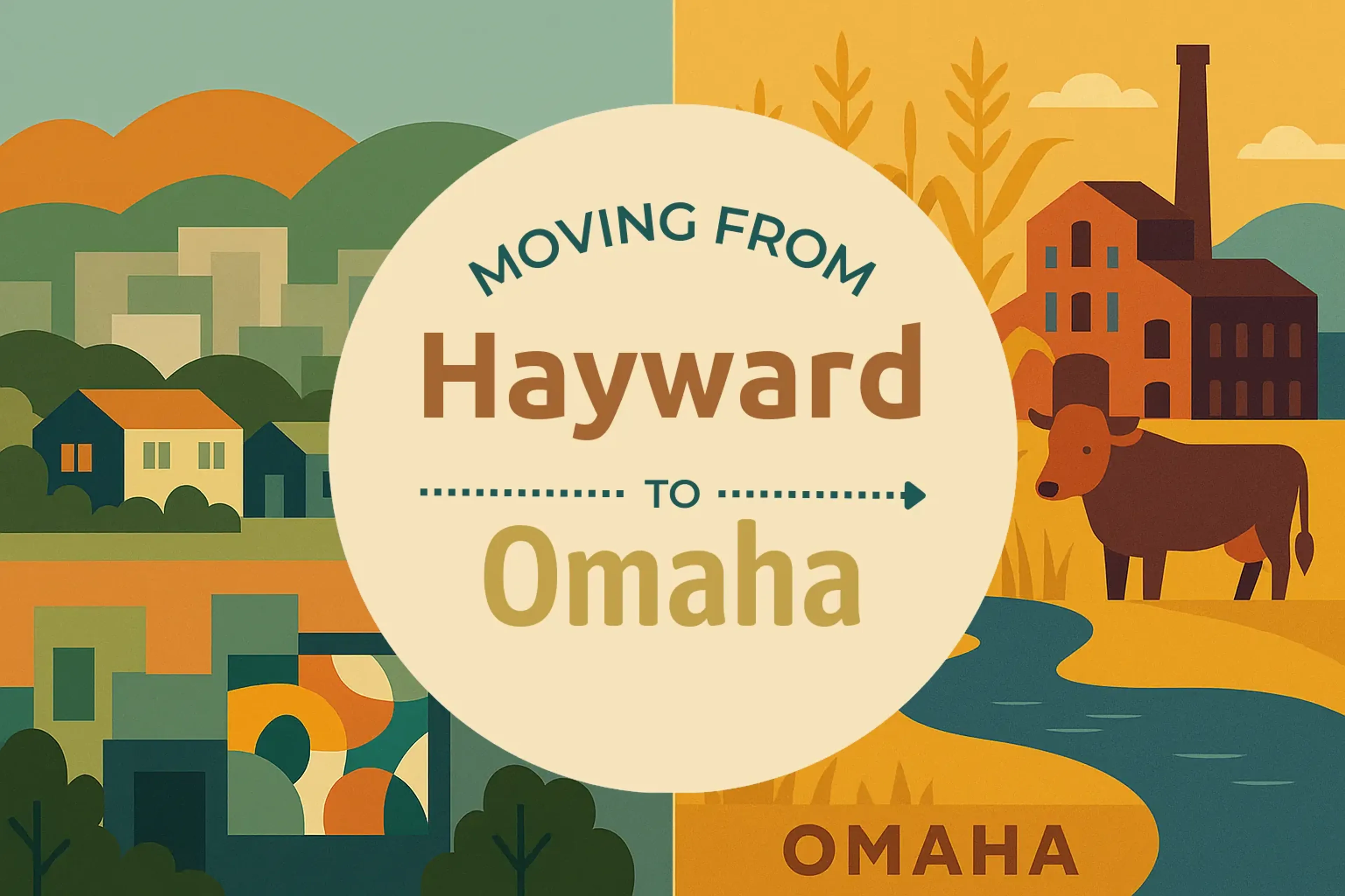 Side-by-side comparison of Hayward to Omaha moving companies