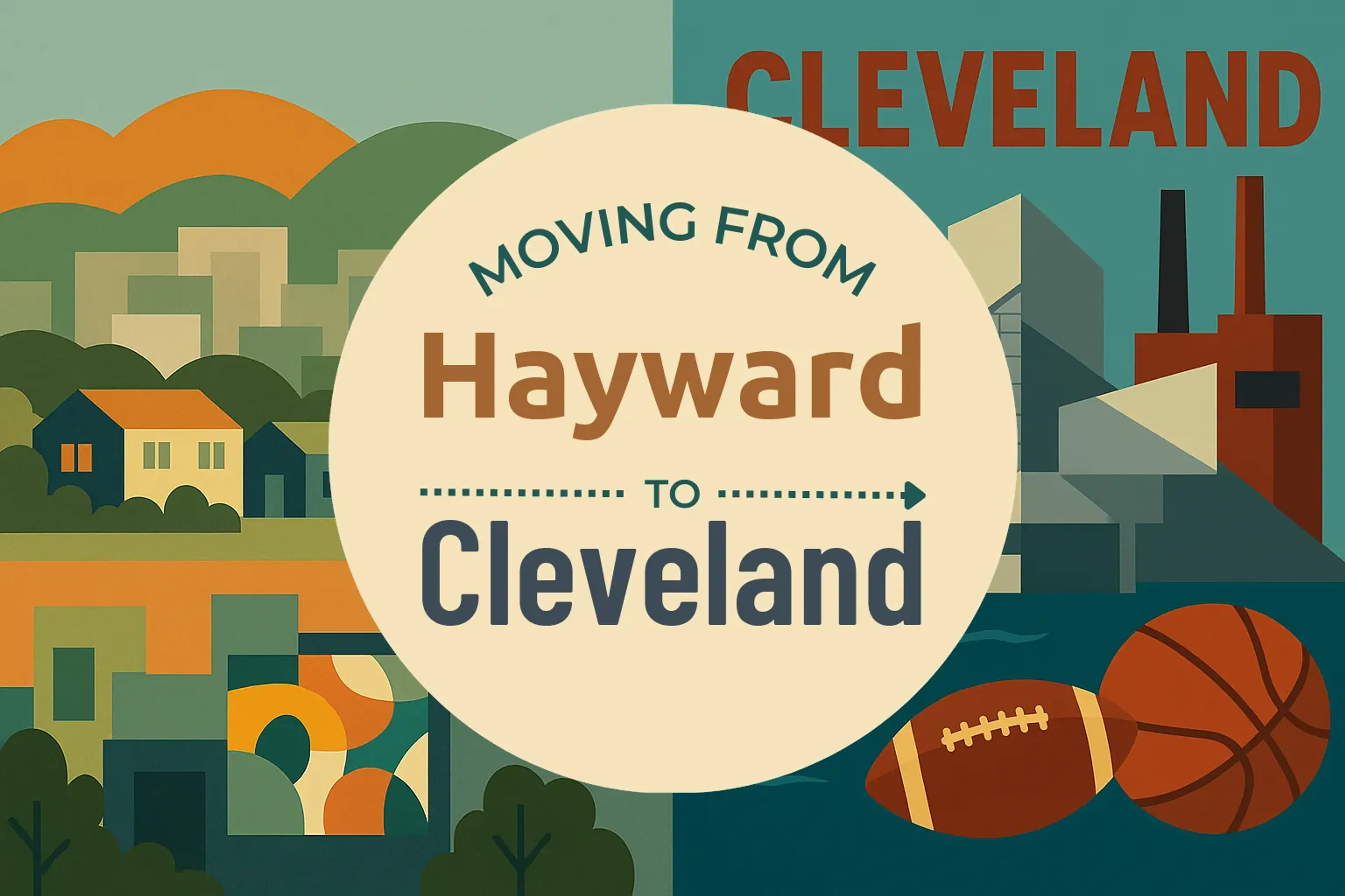 Side-by-side comparison of Hayward to Cleveland moving companies