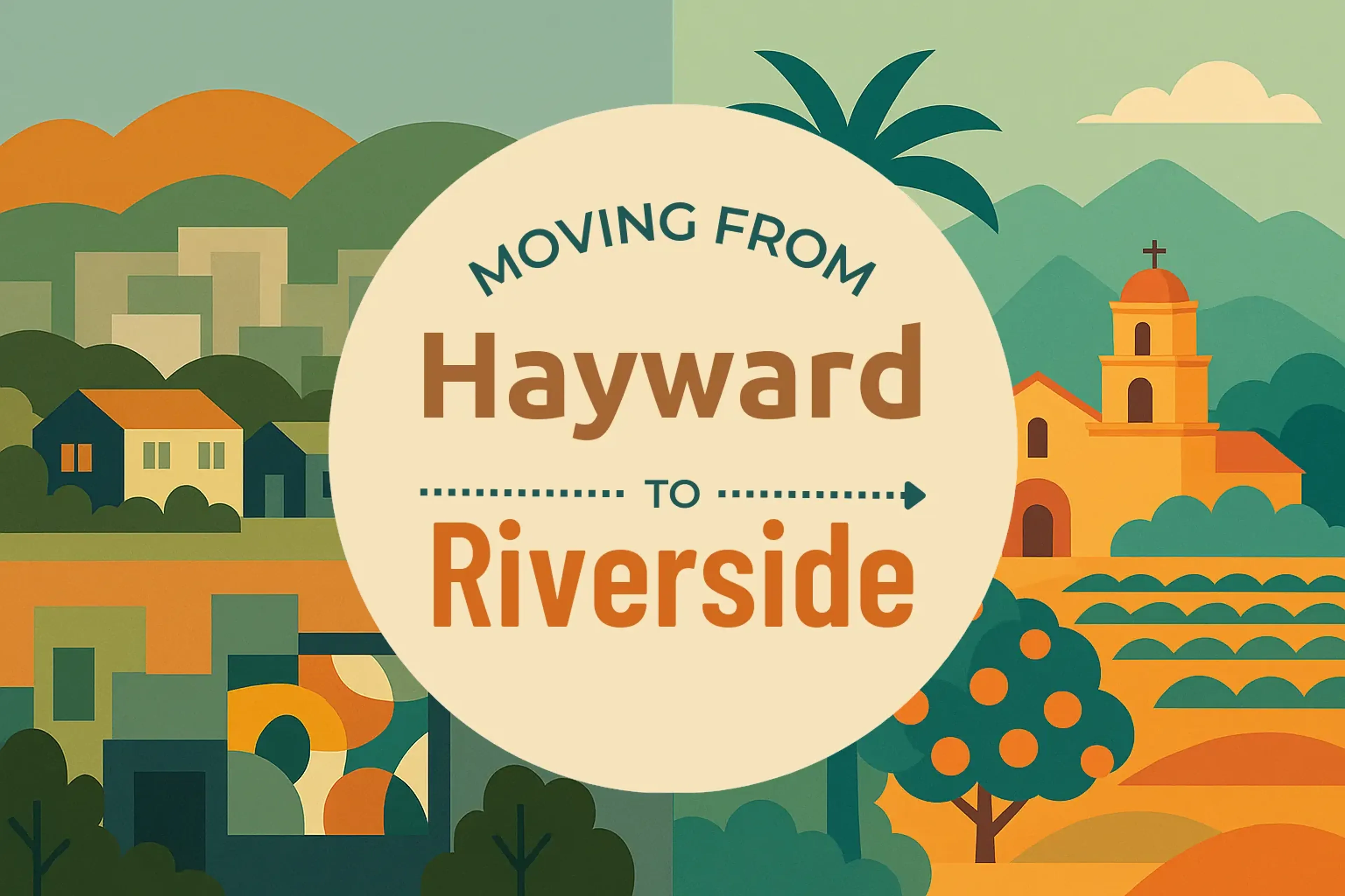 Side-by-side comparison of Hayward to Riverside moving companies