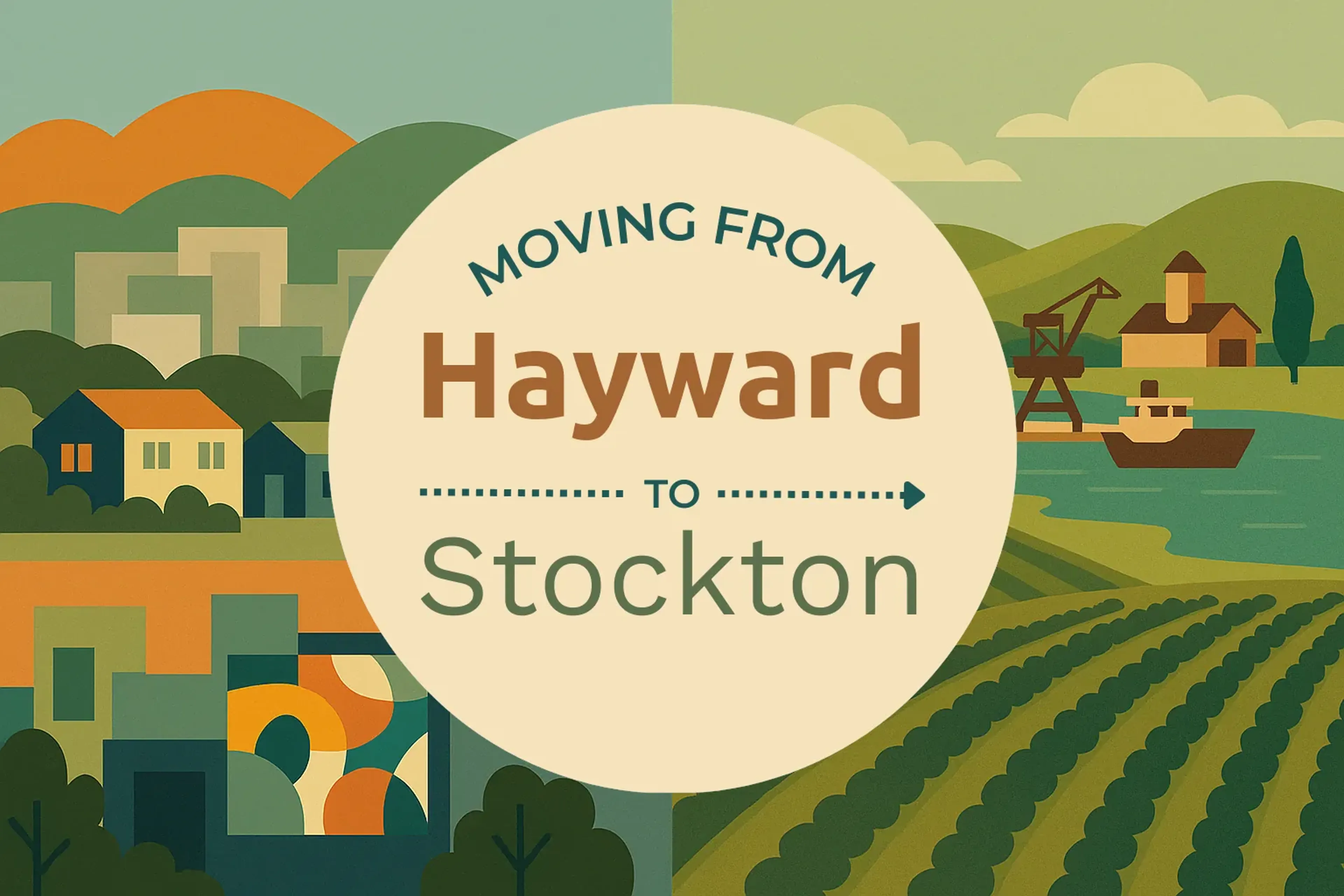 Side-by-side comparison of Hayward to Stockton moving companies