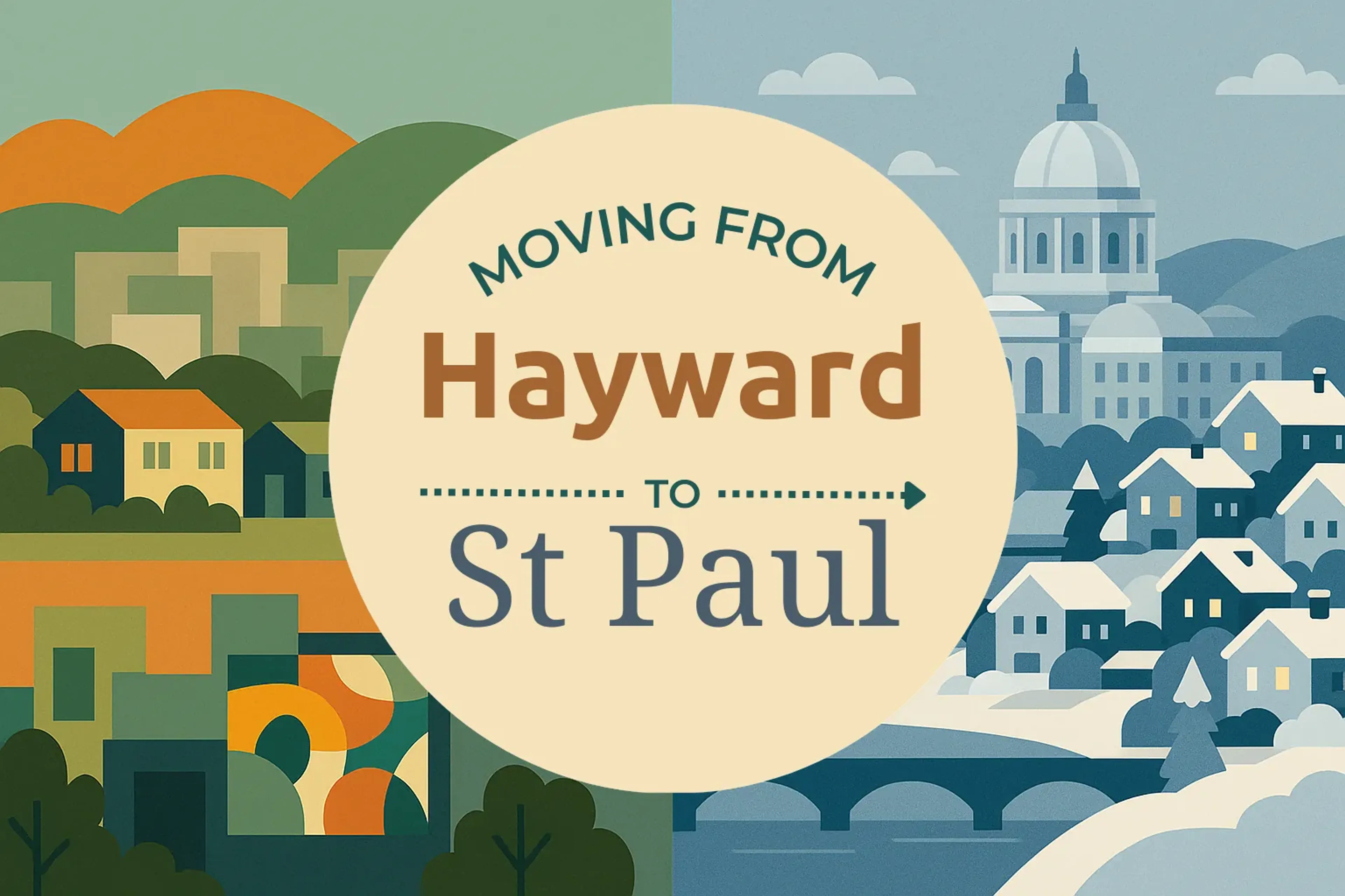 Side-by-side comparison of Hayward to St. Paul moving companies
