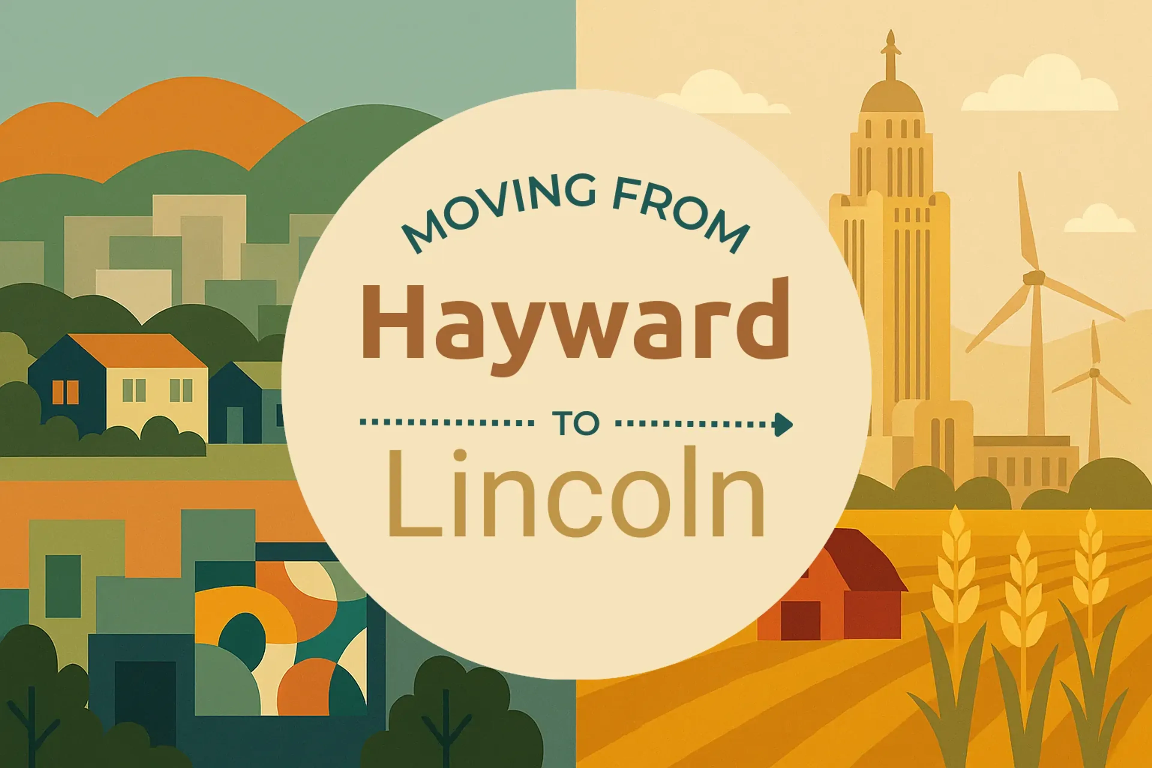 Side-by-side comparison of Hayward to Lincoln moving companies