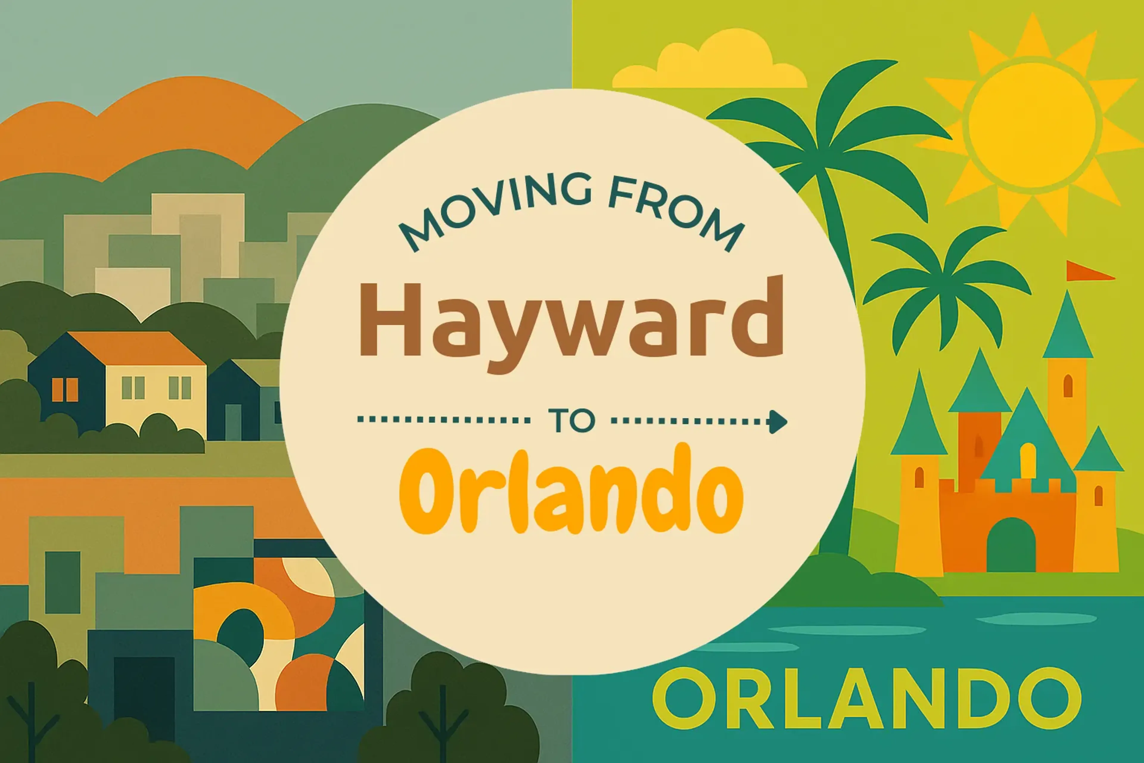 Side-by-side comparison of Hayward to Orlando moving companies