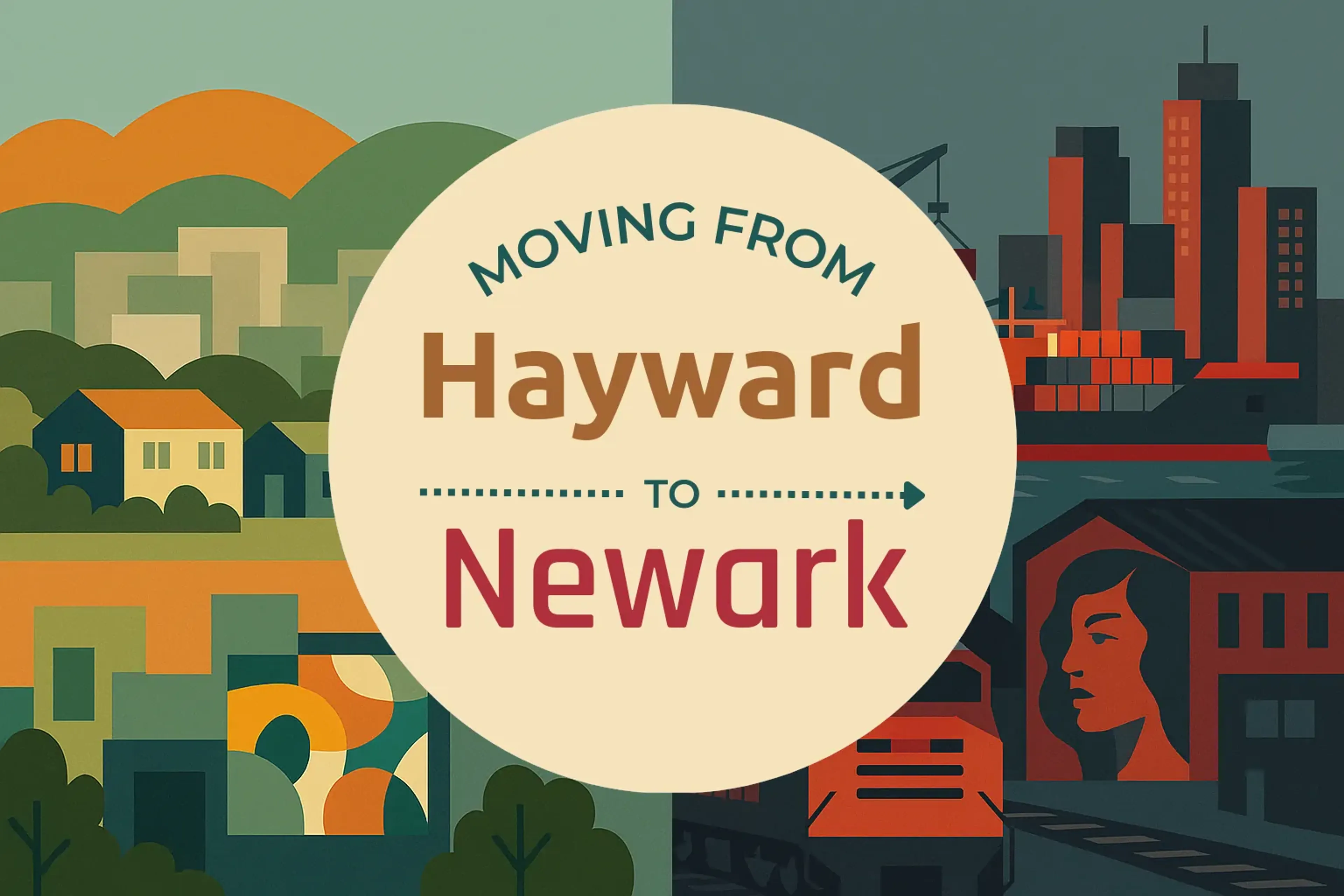 Side-by-side comparison of Hayward to Newark moving companies