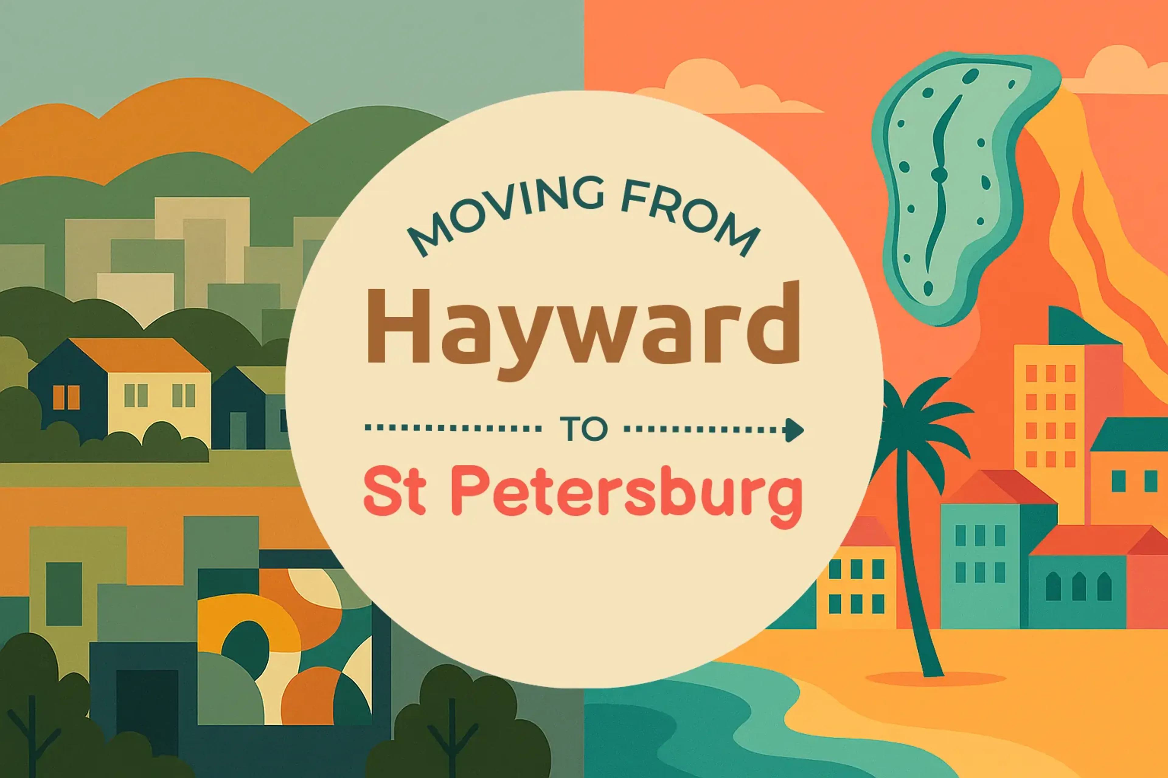 Side-by-side comparison of Hayward to St. Petersburg moving companies