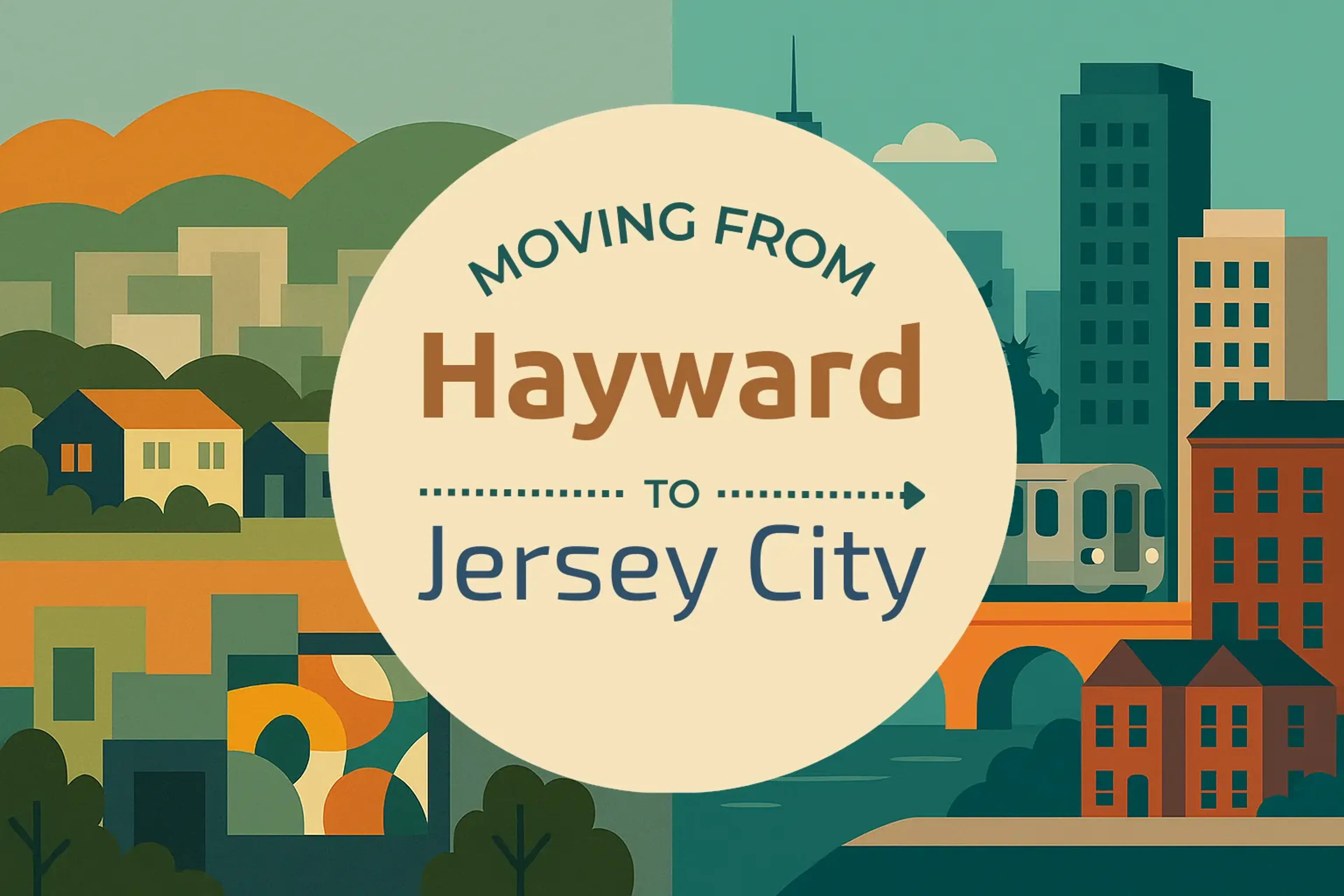 Side-by-side comparison of Hayward to Jersey City moving companies