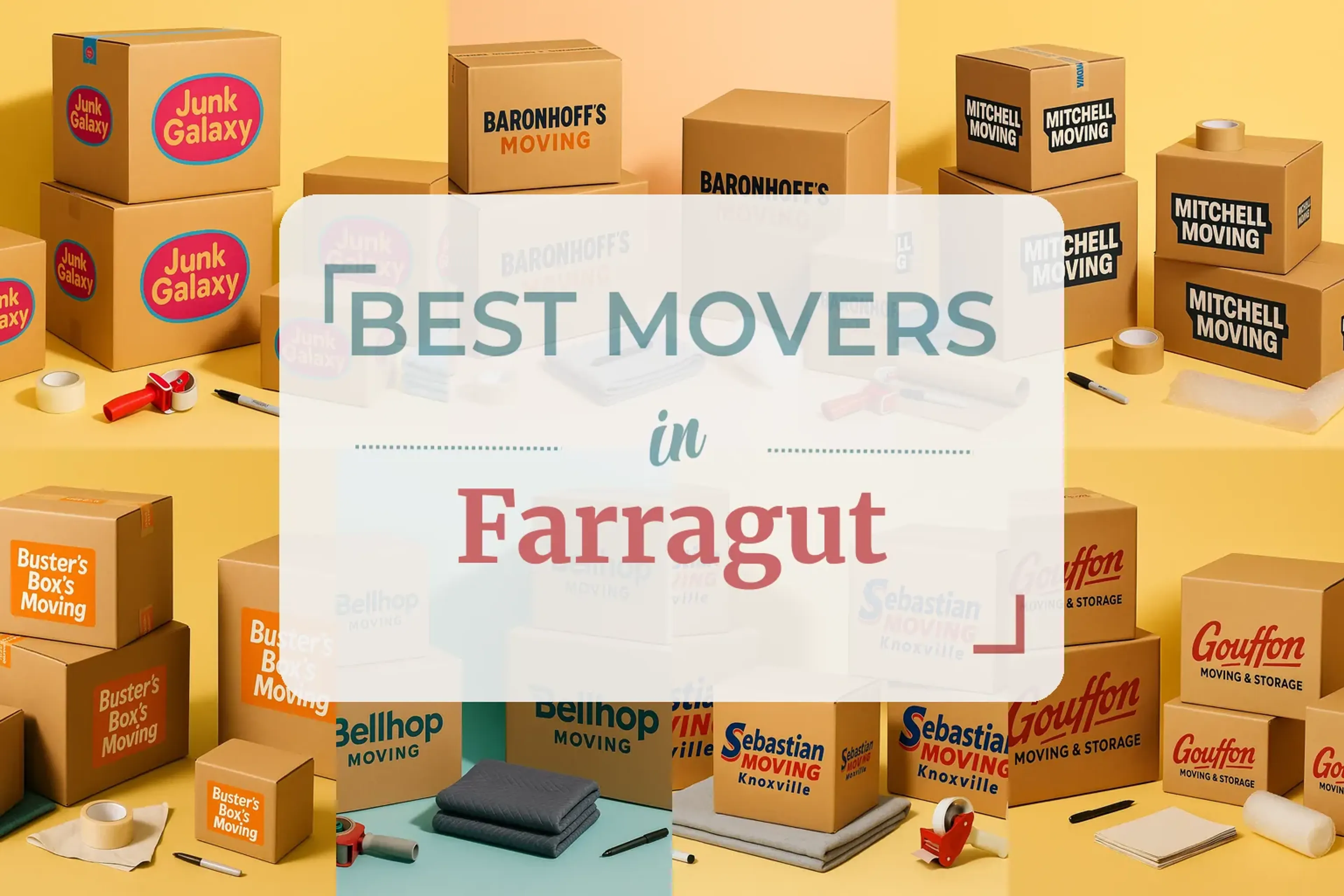 Side-by-side comparison of Farragut moving companies