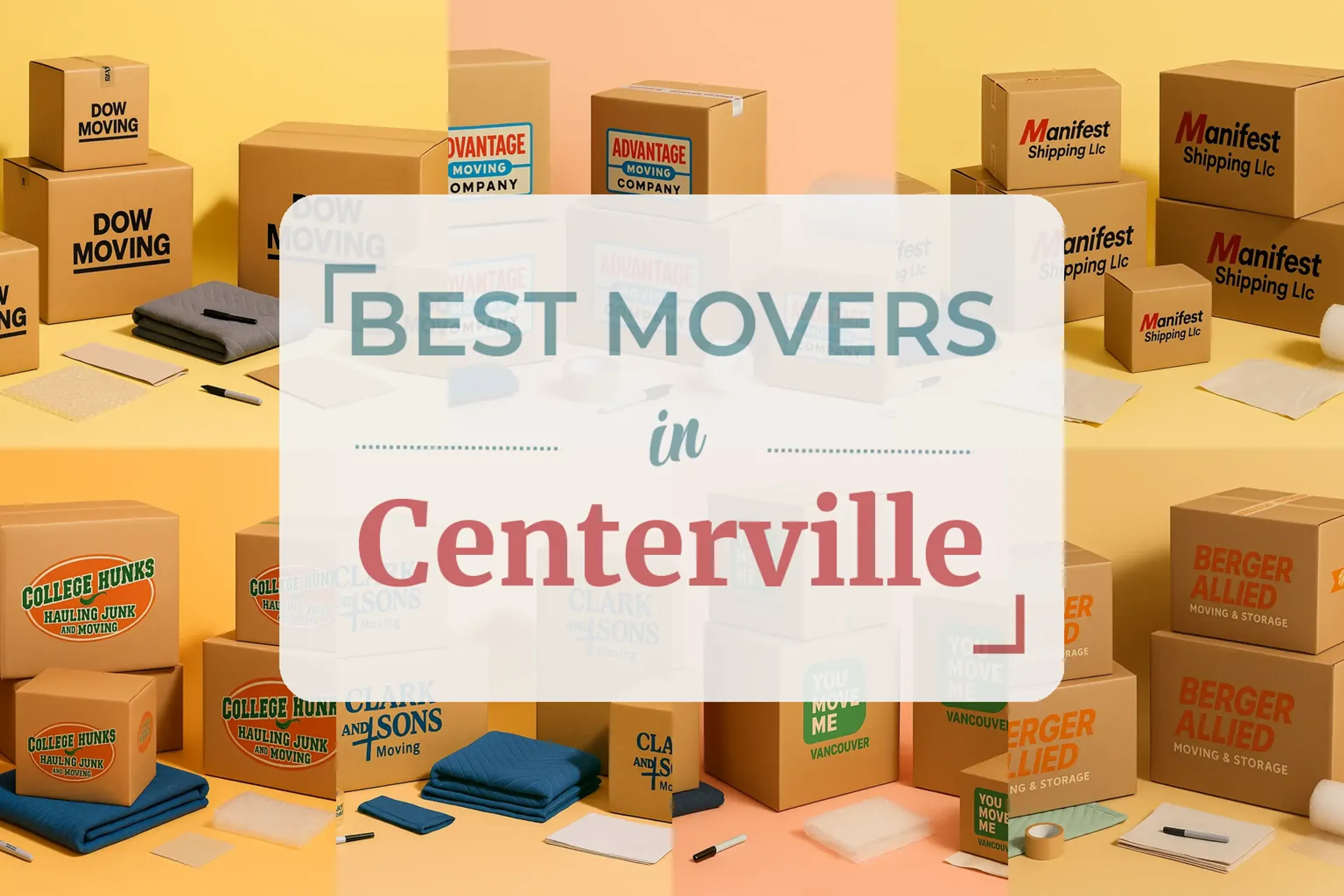 Side-by-side comparison of Centerville moving companies