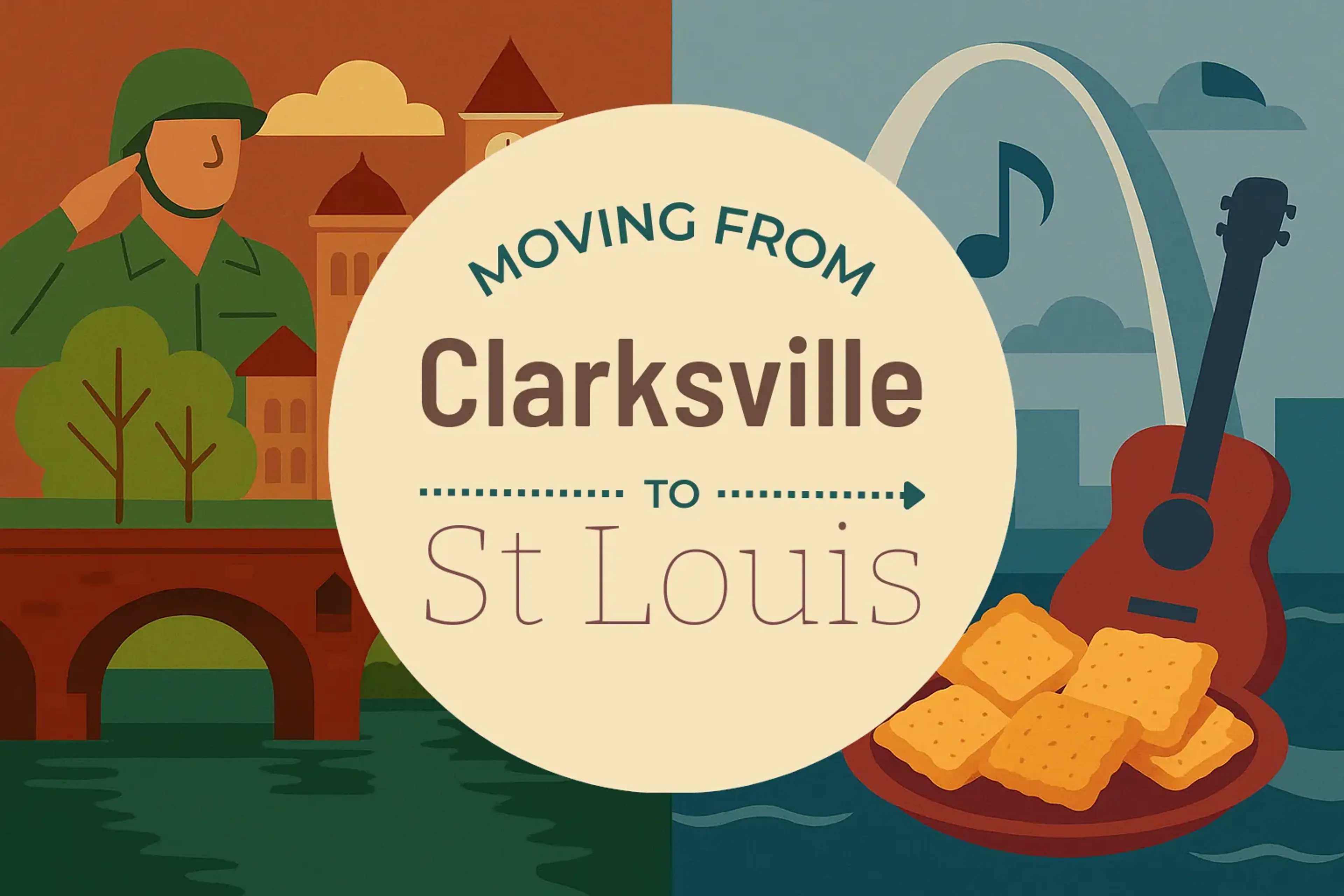 Side-by-side comparison of Clarksville to St. Louis moving companies