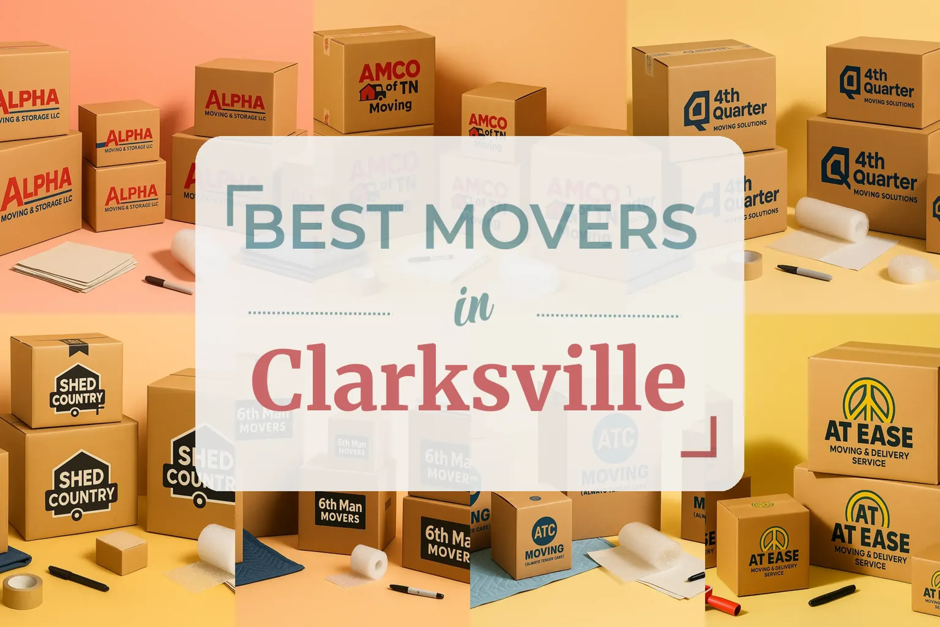Side-by-side comparison of Clarksville moving companies