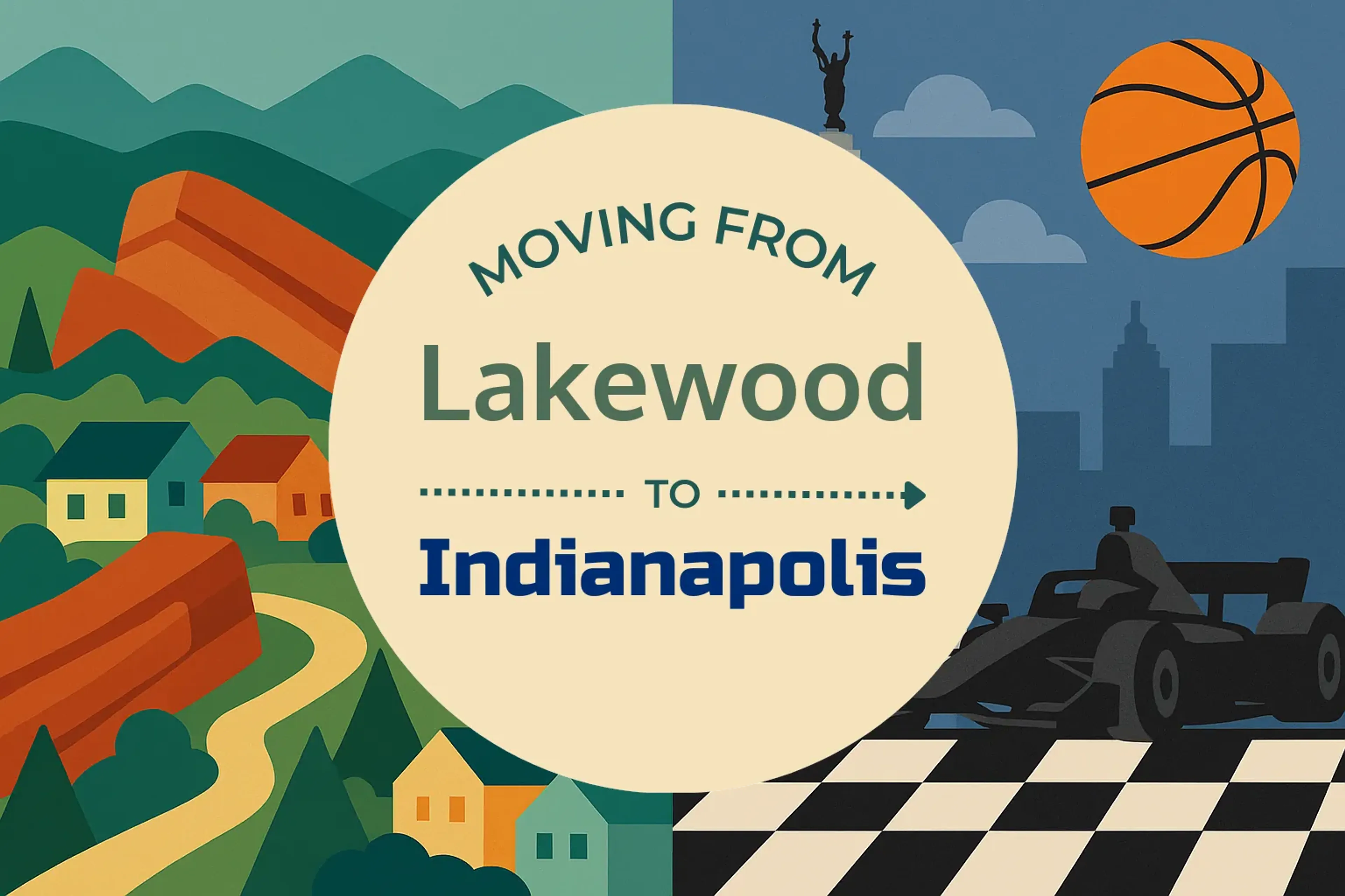 Side-by-side comparison of Lakewood to Indianapolis moving companies
