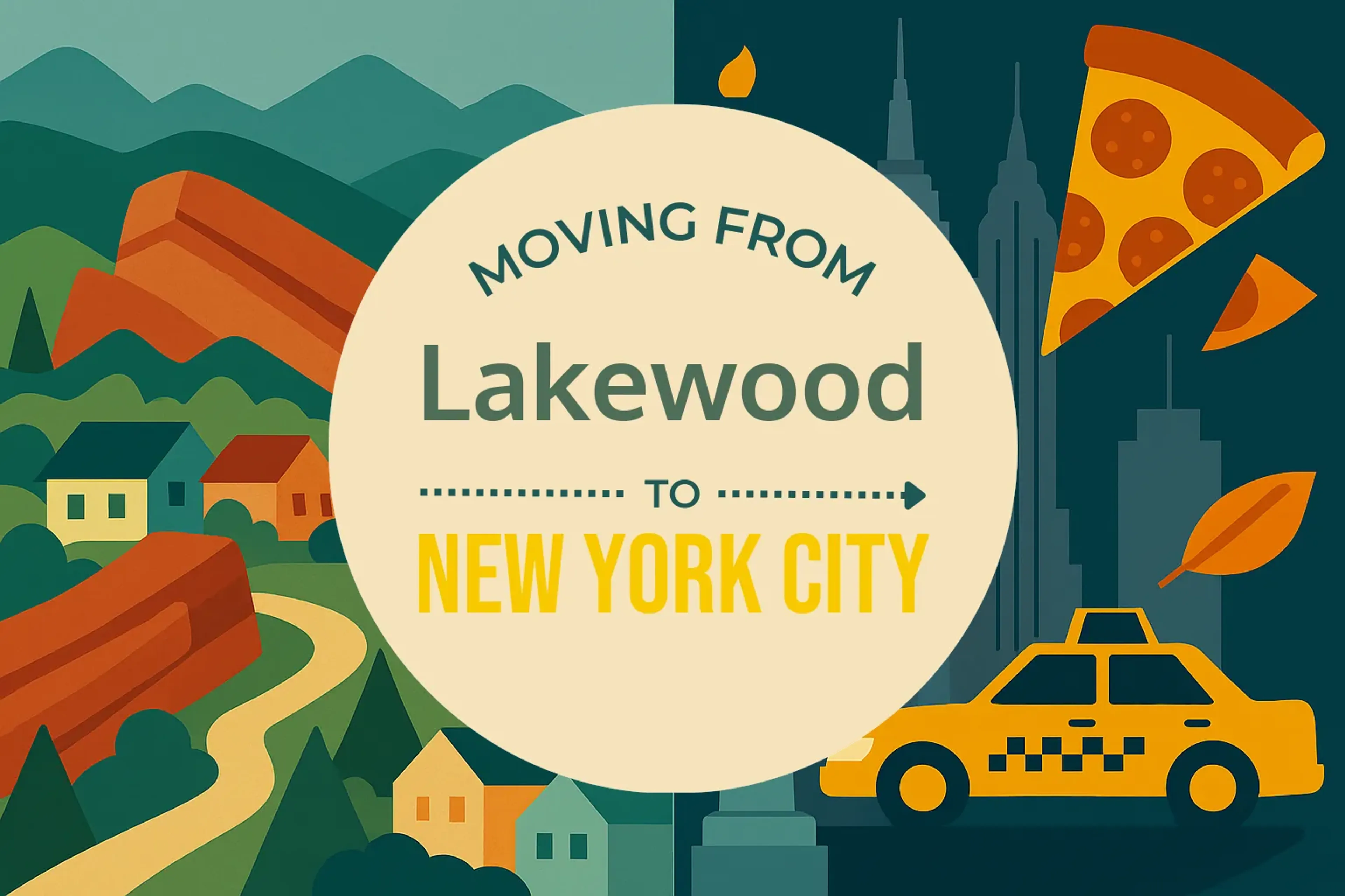 Side-by-side comparison of Lakewood to New York City moving companies