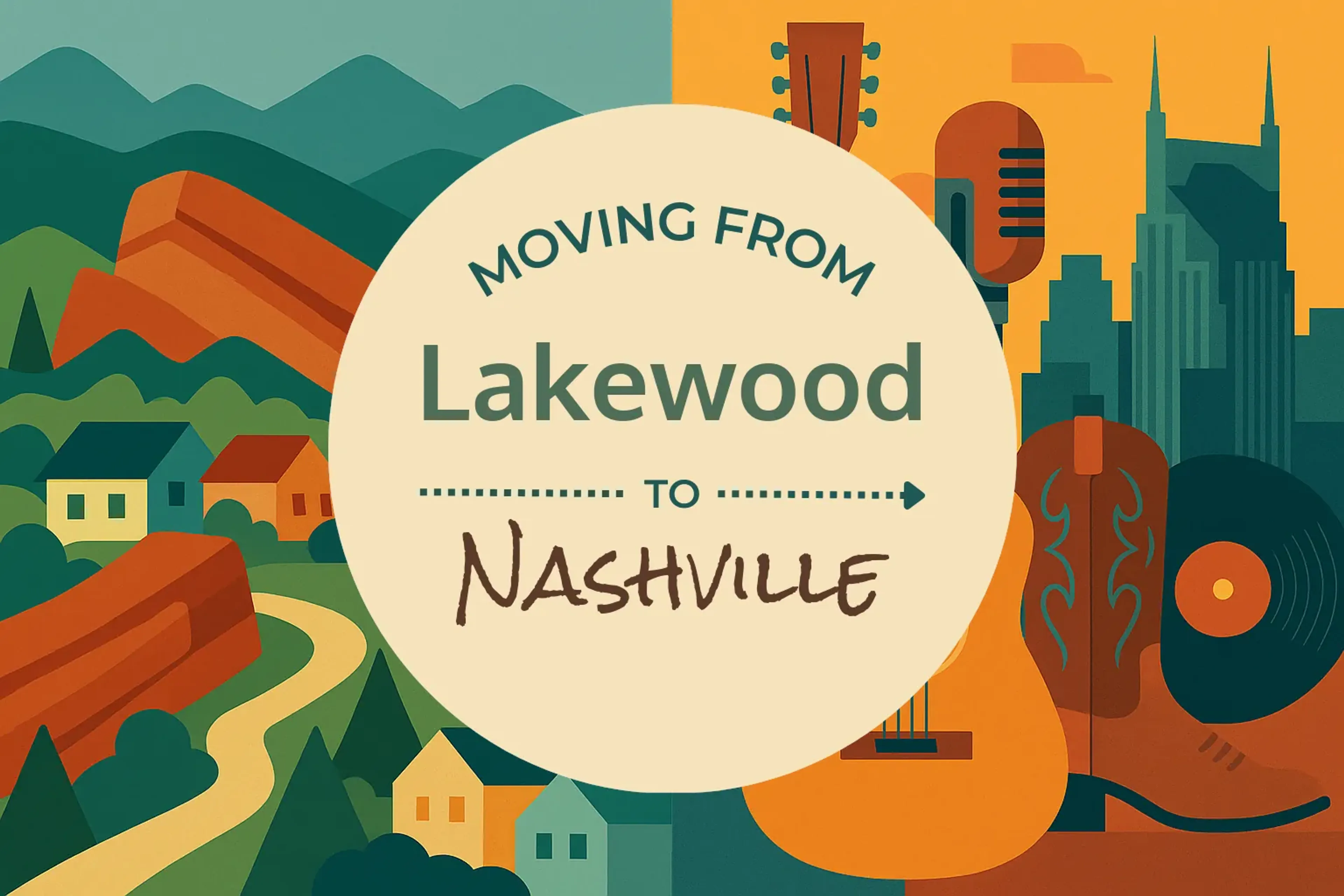 Side-by-side comparison of Lakewood to Nashville moving companies