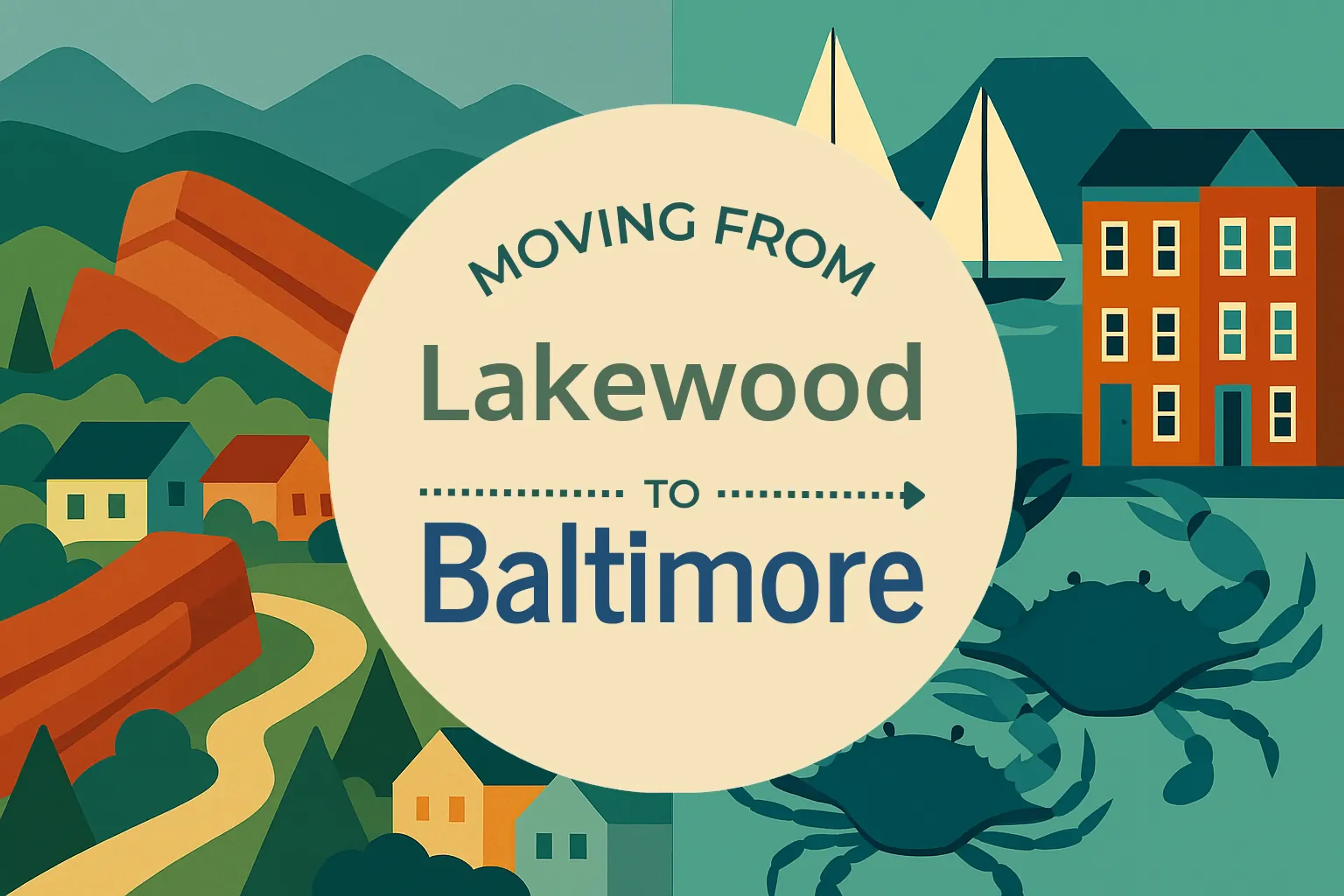 Side-by-side comparison of Lakewood to Baltimore moving companies