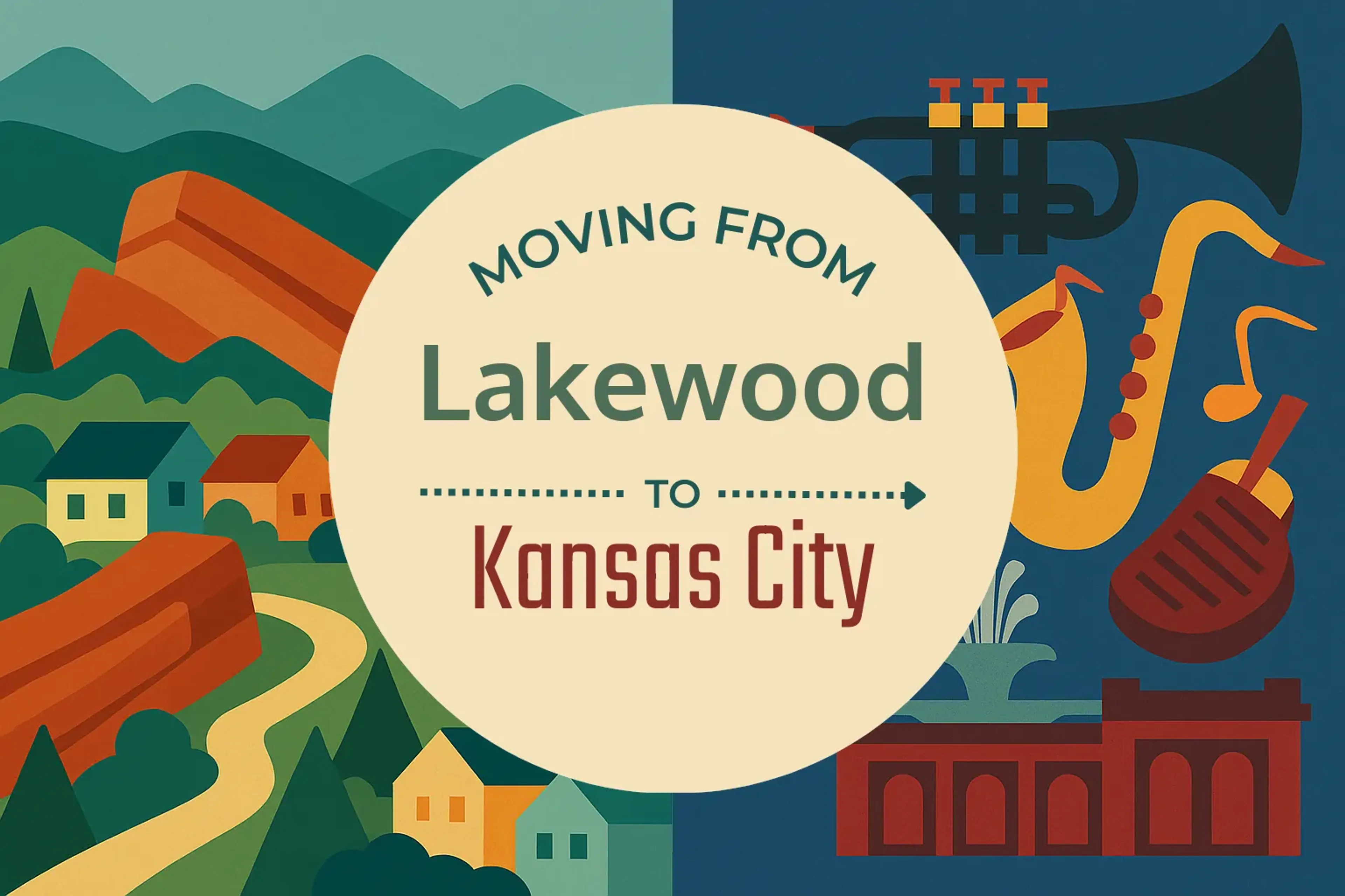 Side-by-side comparison of Lakewood to Kansas City moving companies