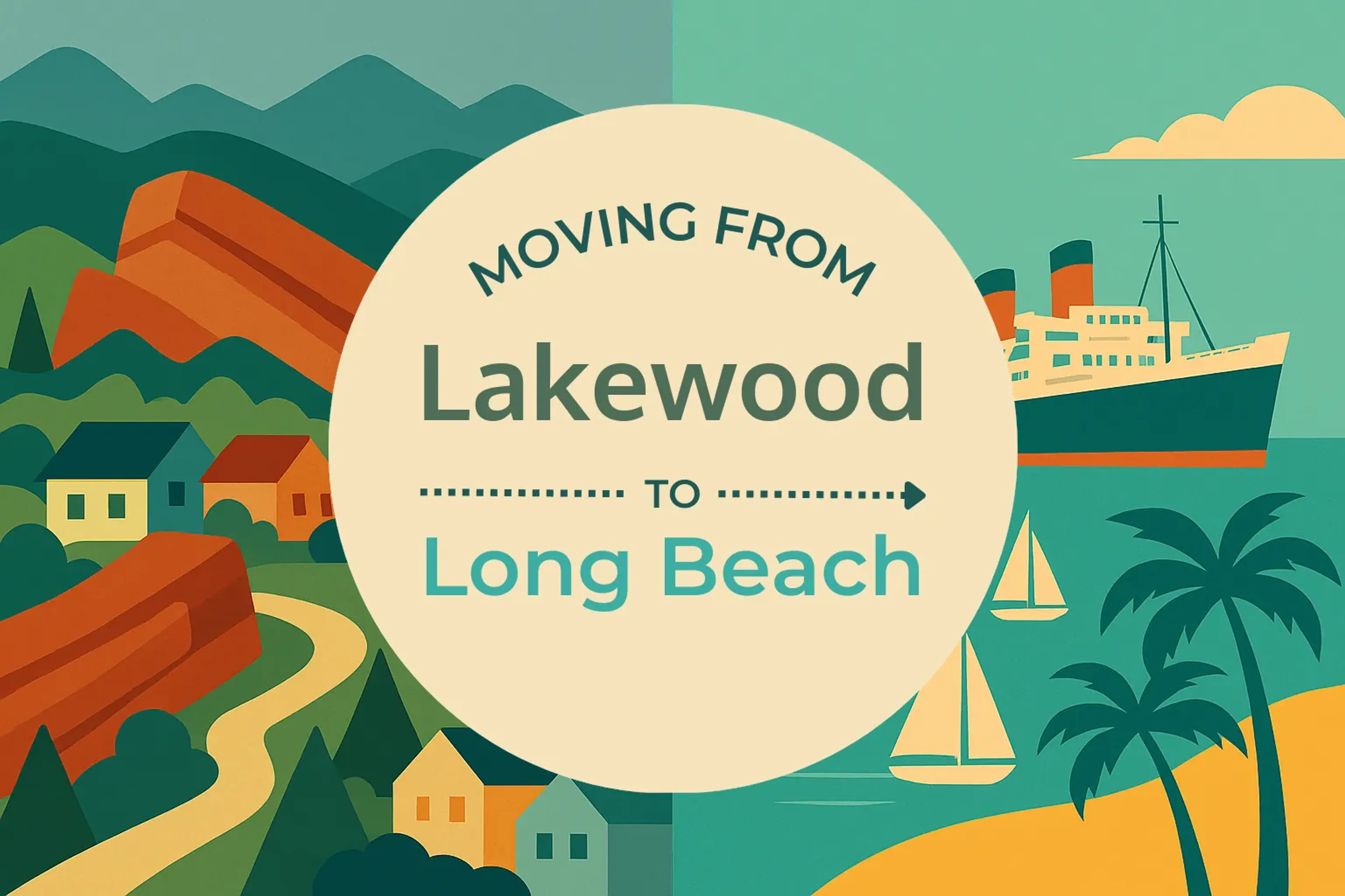 Side-by-side comparison of Lakewood to Long Beach moving companies