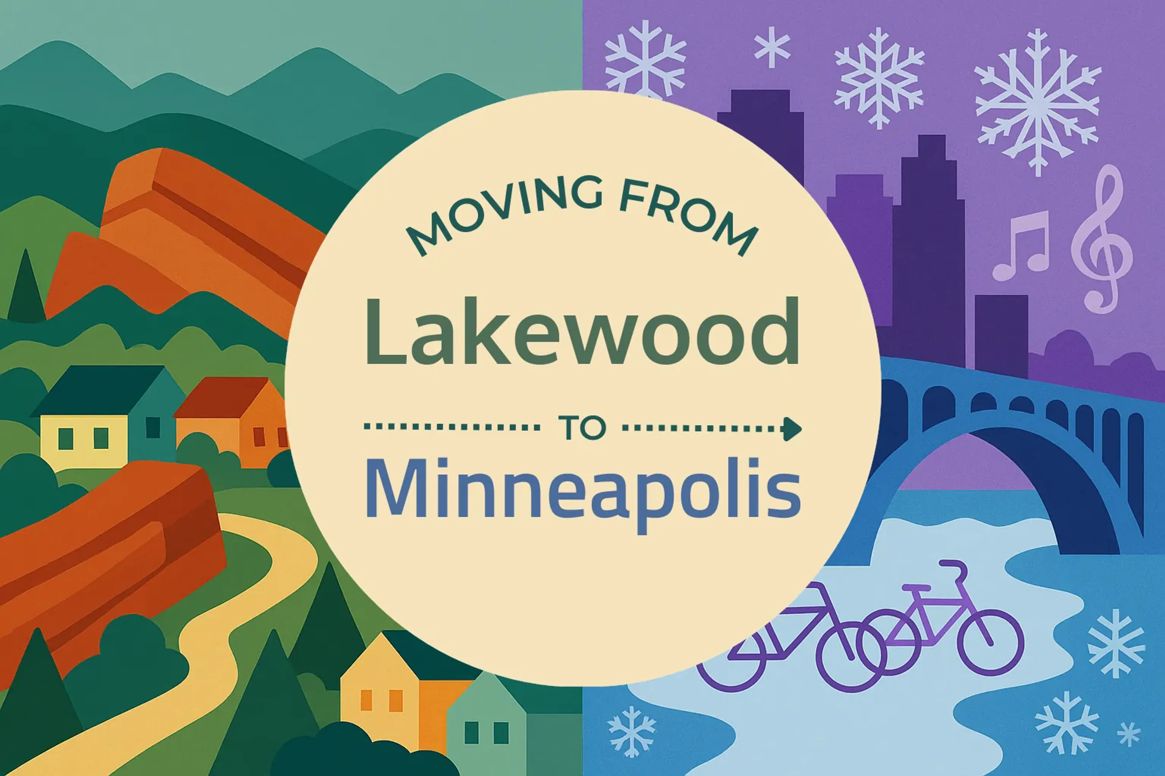 Side-by-side comparison of Lakewood to Minneapolis moving companies