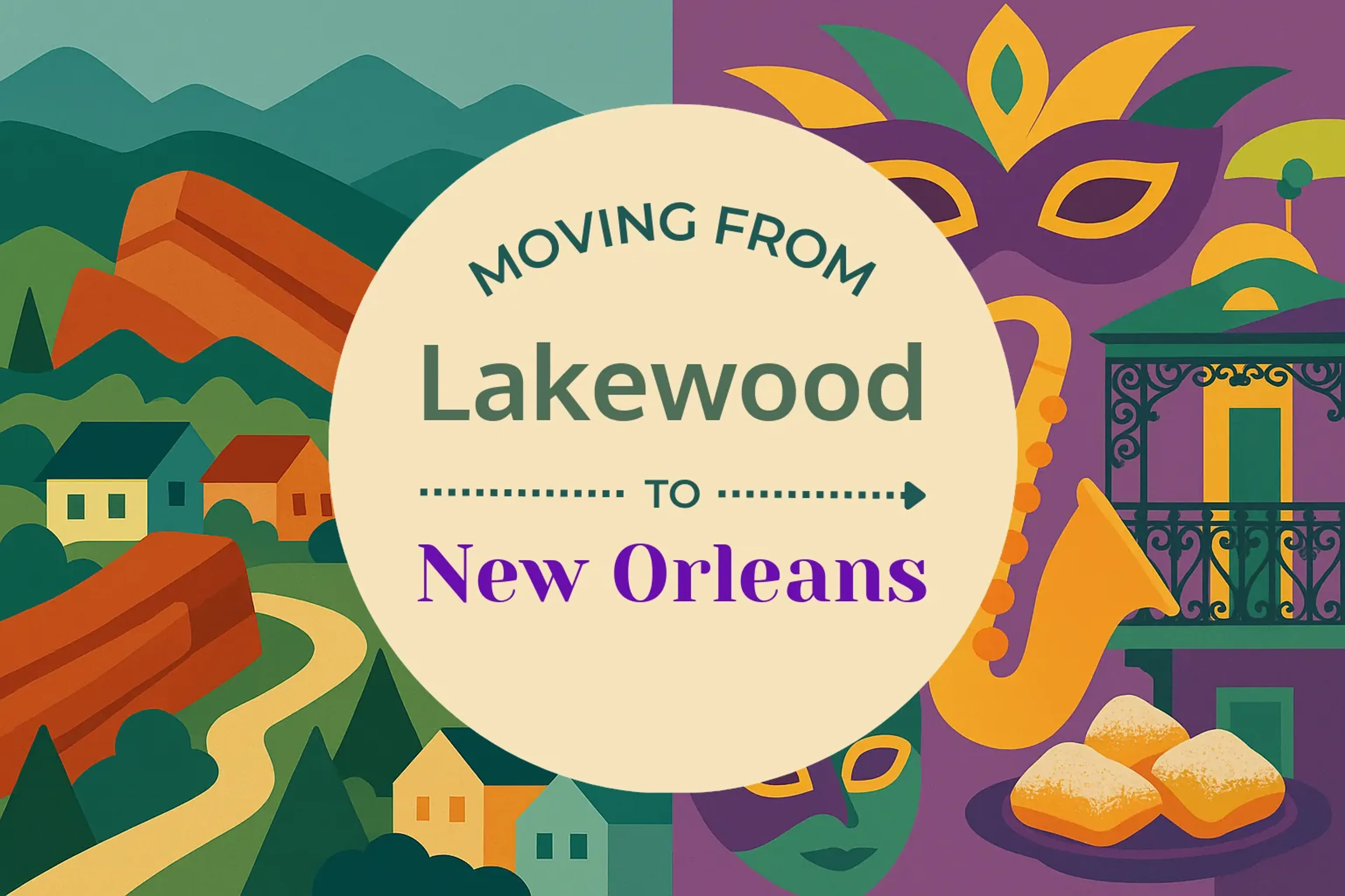 Side-by-side comparison of Lakewood to New Orleans moving companies