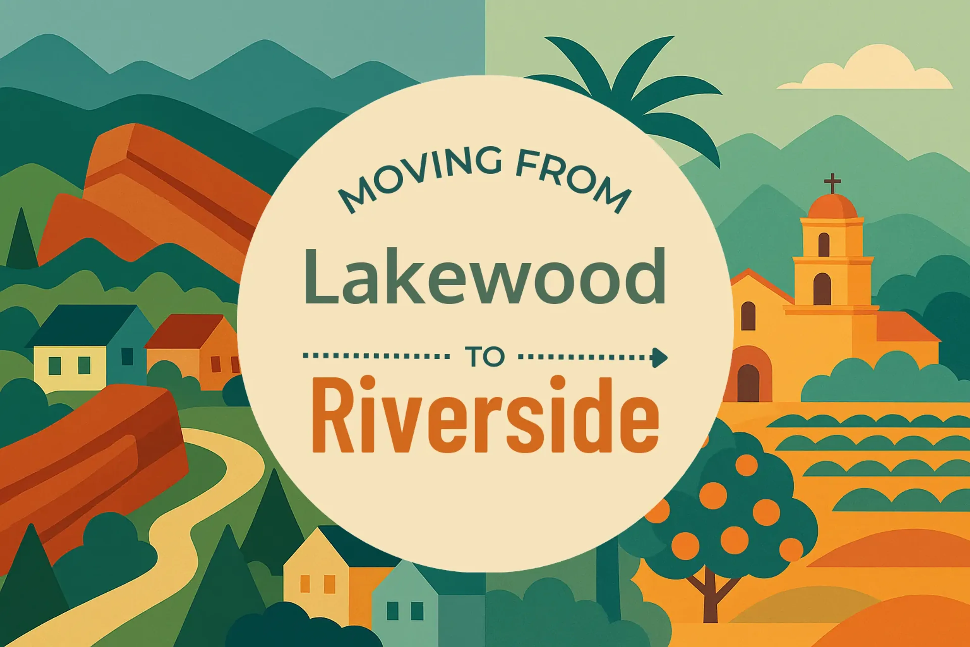 Side-by-side comparison of Lakewood to Riverside moving companies