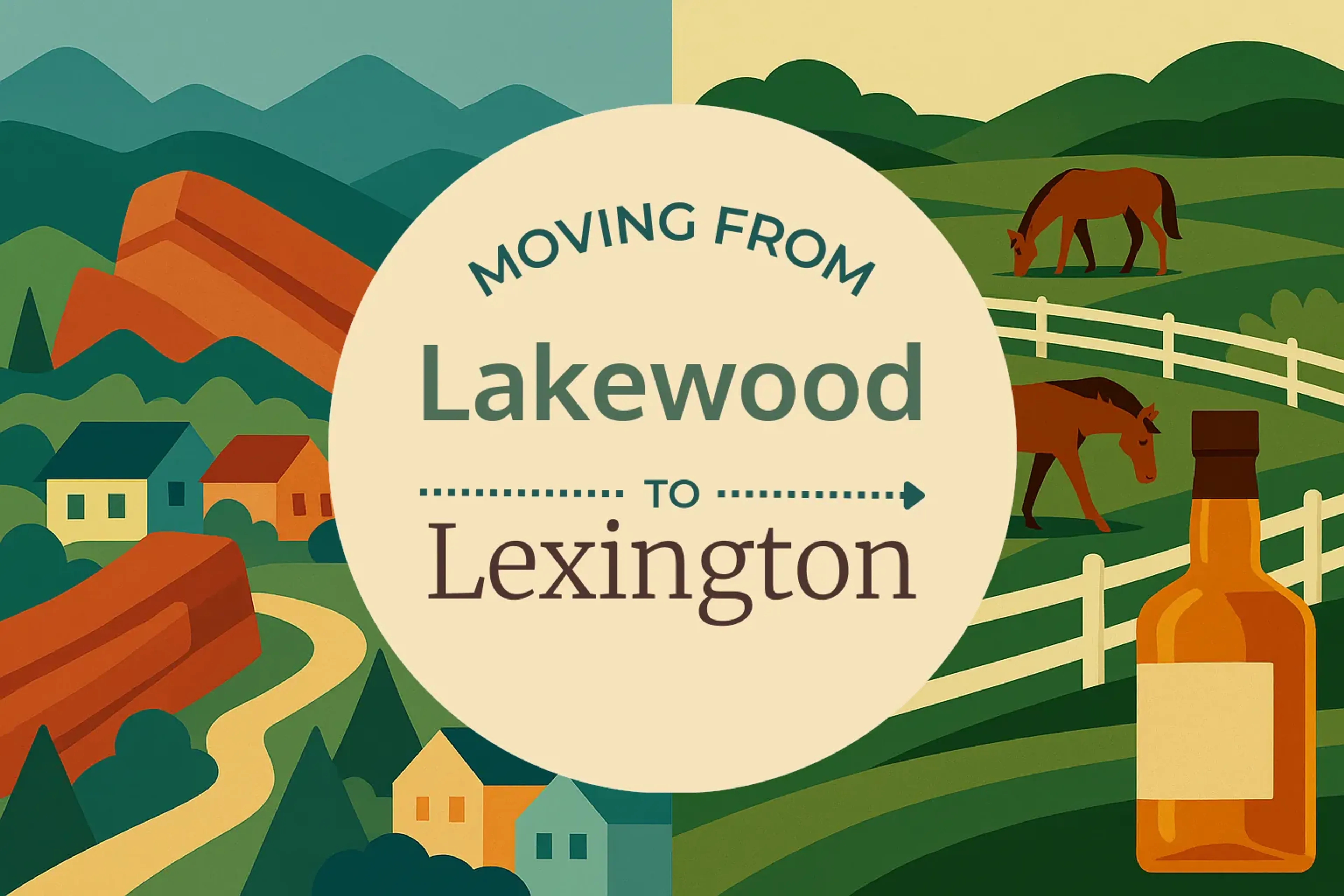 Side-by-side comparison of Lakewood to Lexington moving companies