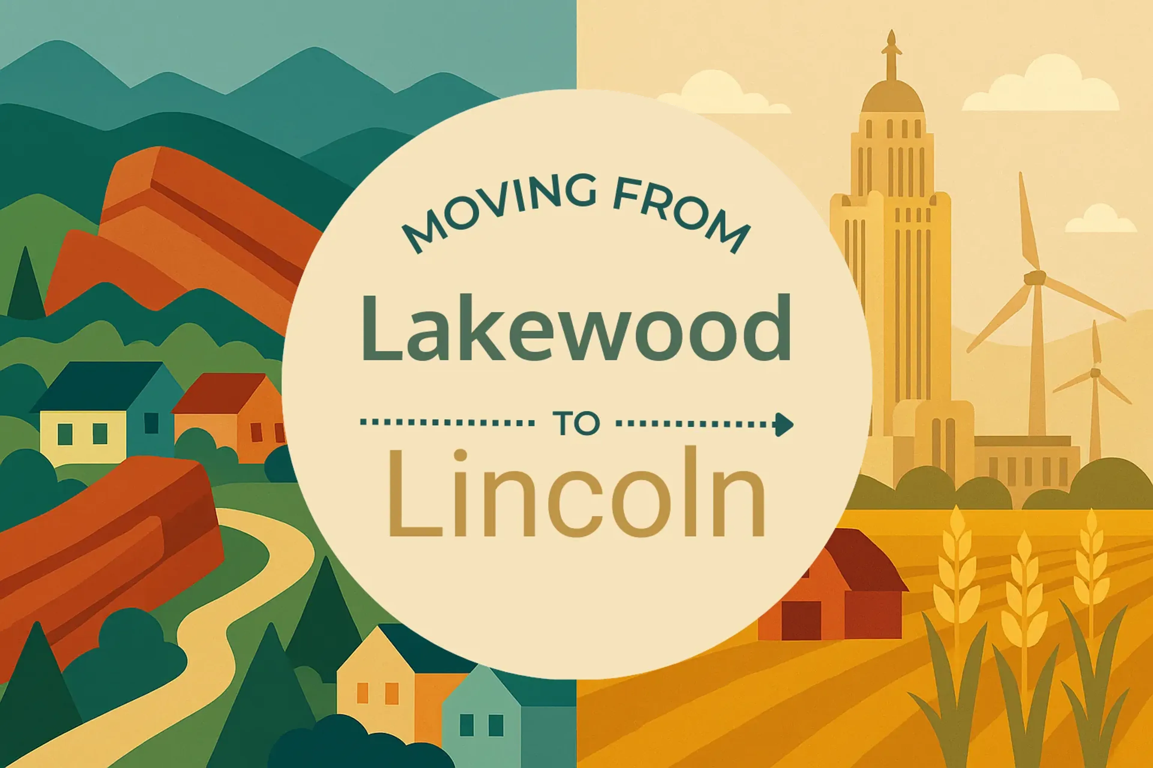 Side-by-side comparison of Lakewood to Lincoln moving companies
