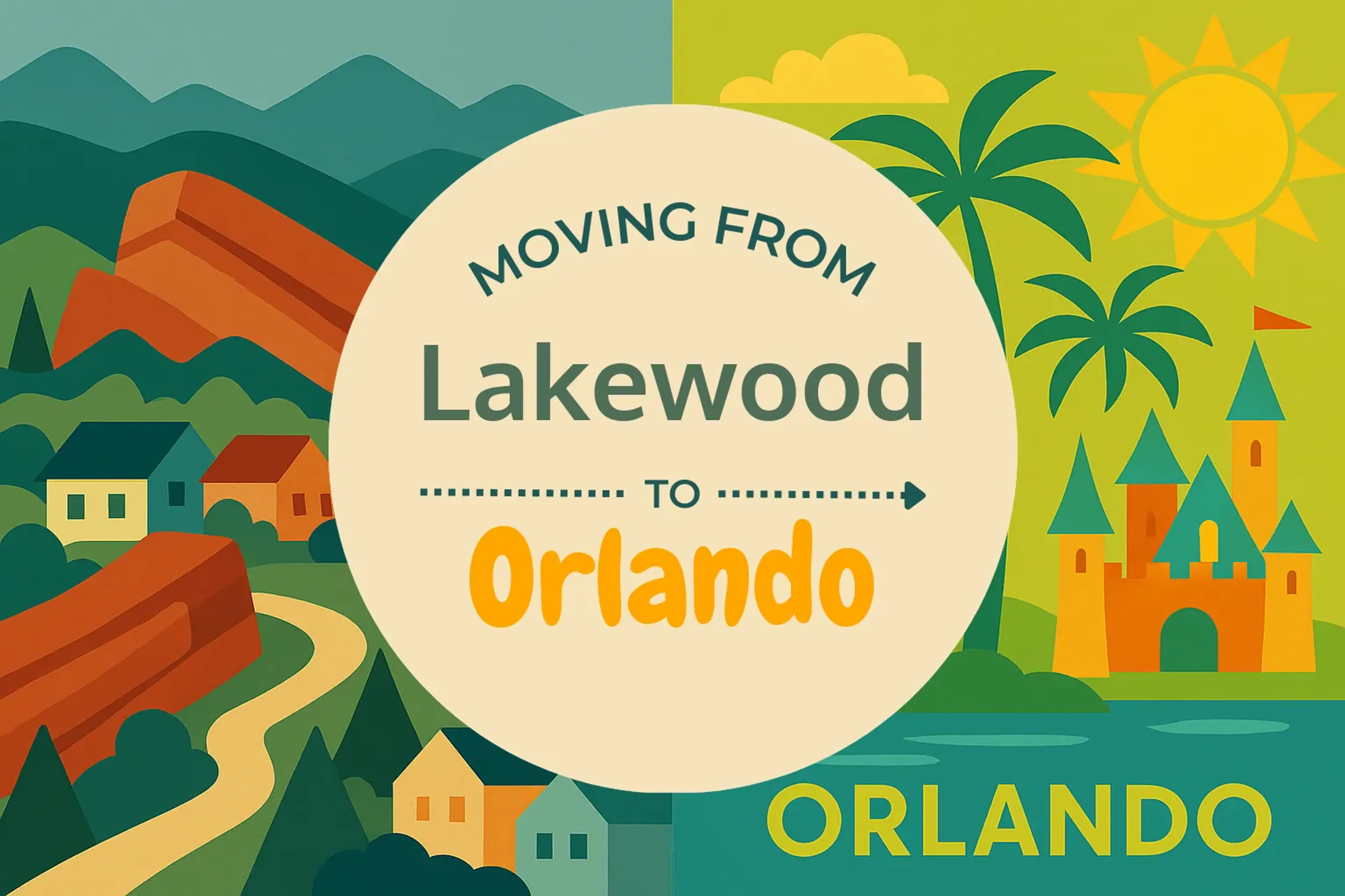 Side-by-side comparison of Lakewood to Orlando moving companies