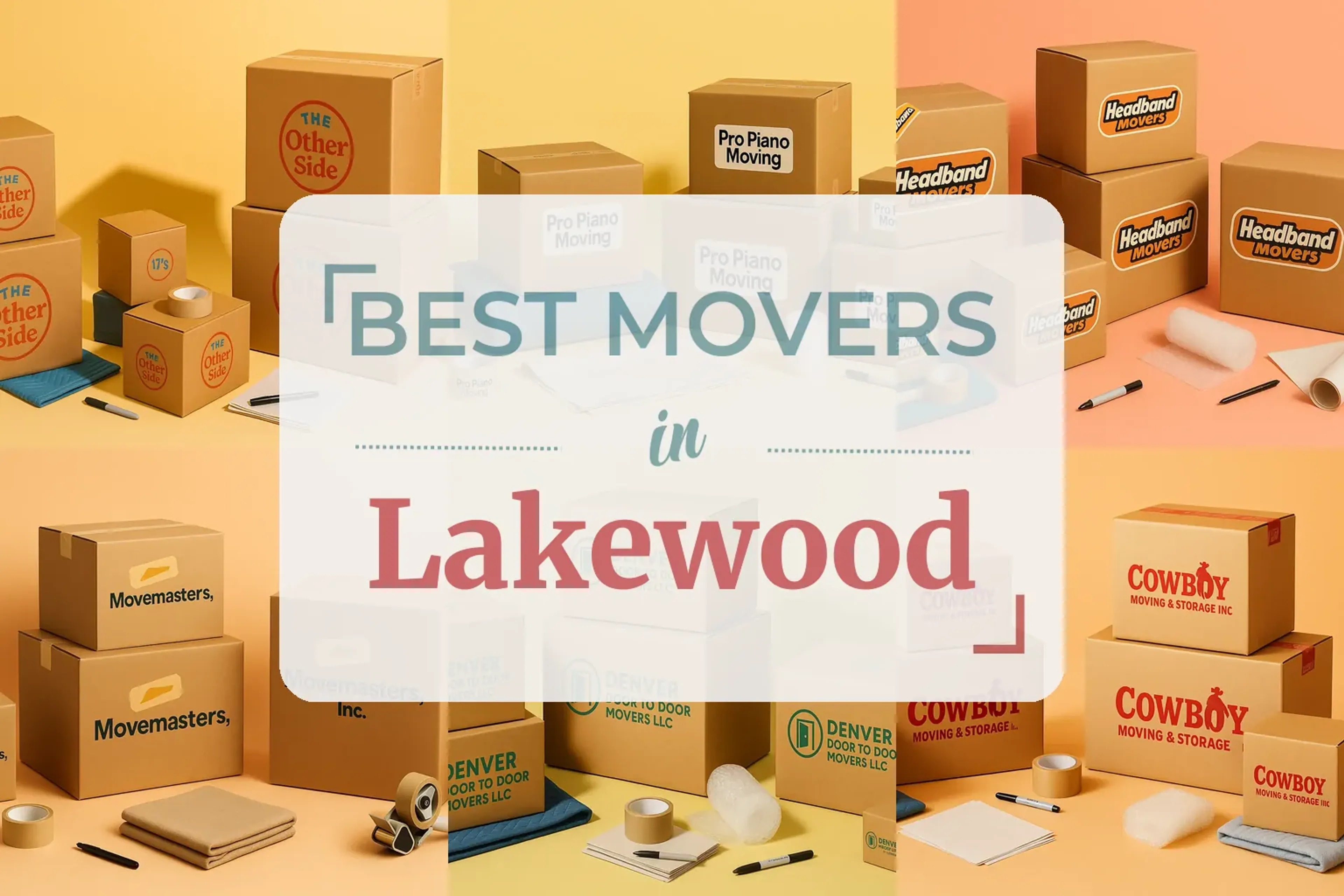 Side-by-side comparison of Lakewood moving companies