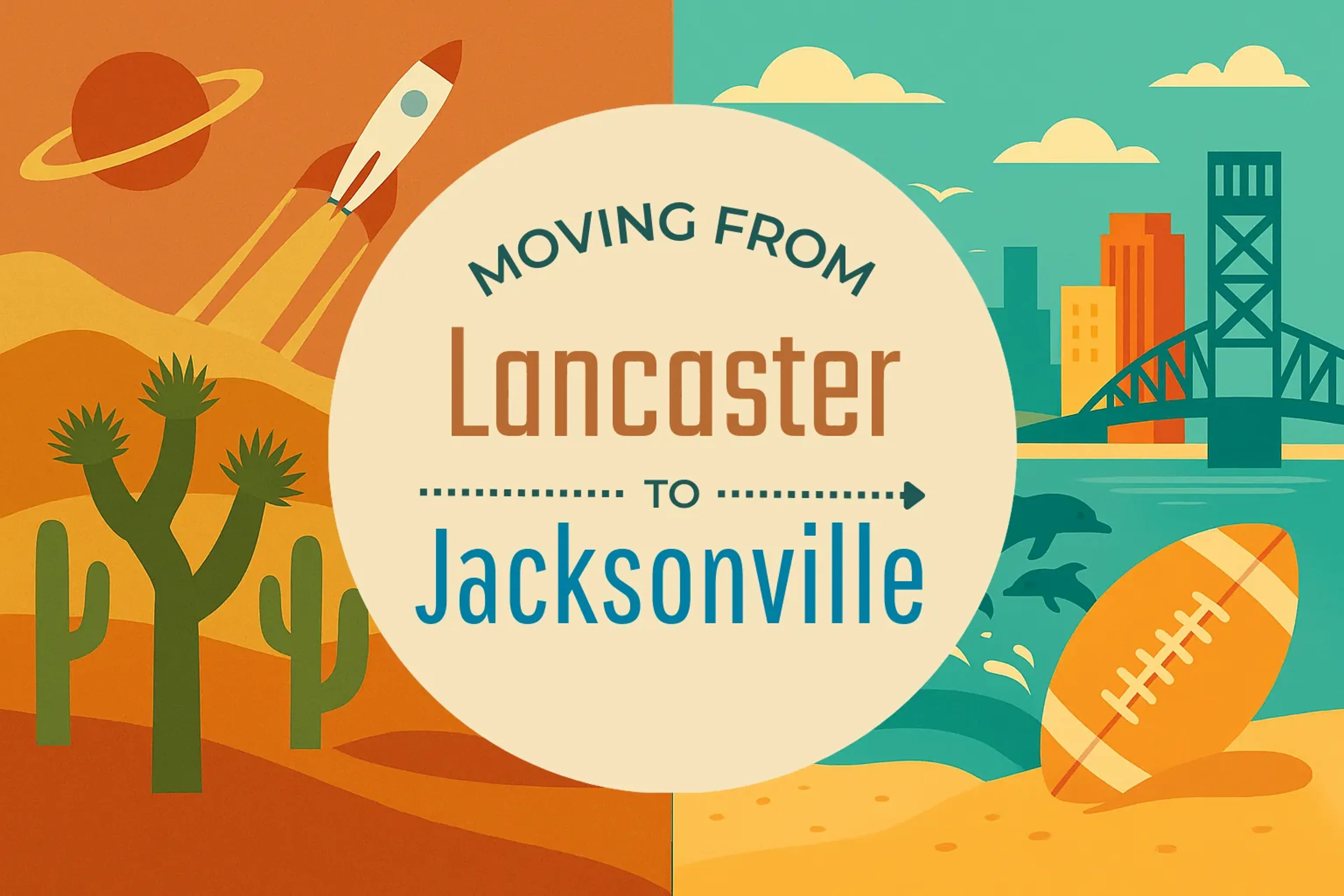 Side-by-side comparison of Lancaster to Jacksonville moving companies