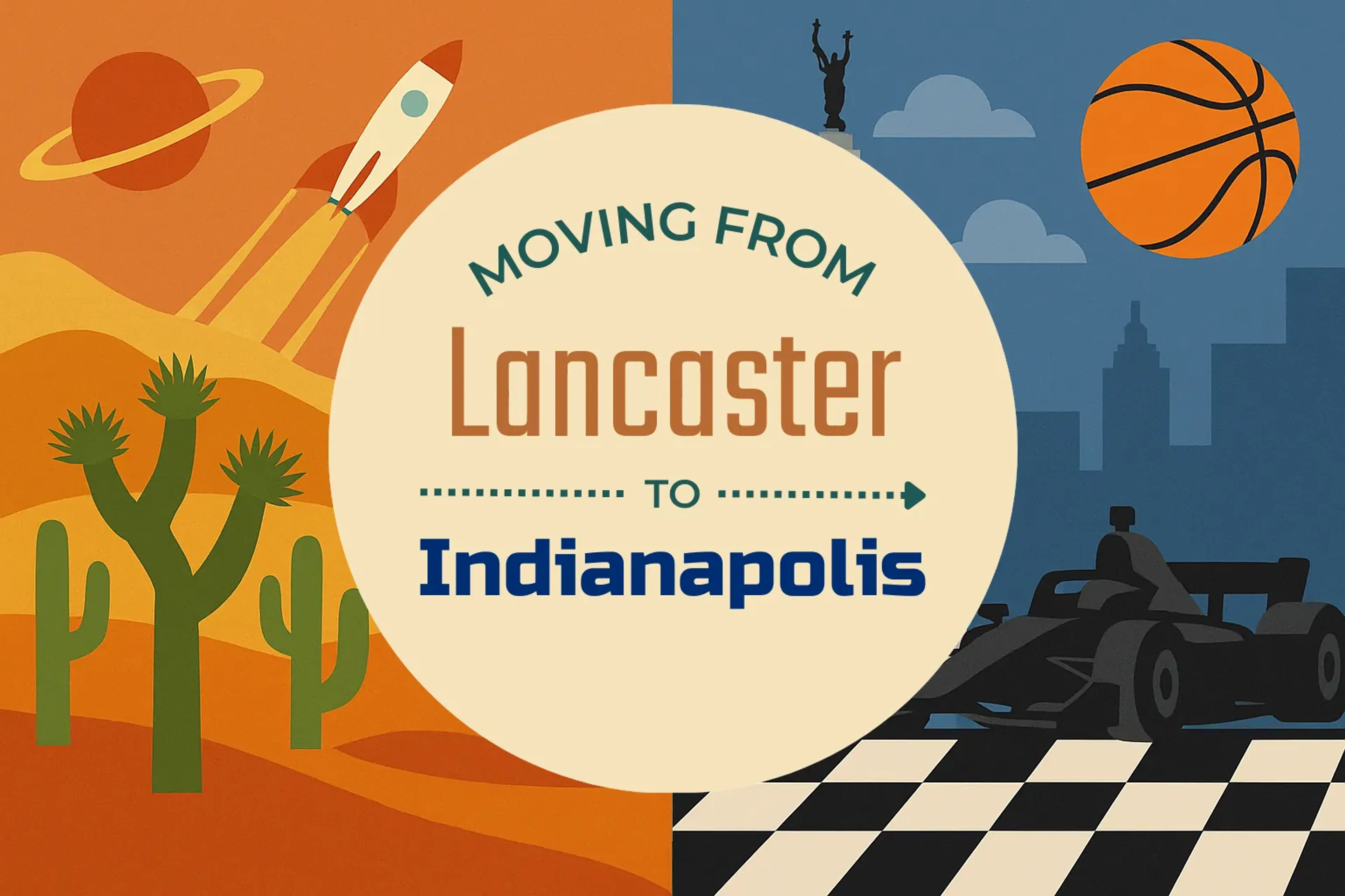 Side-by-side comparison of Lancaster to Indianapolis moving companies