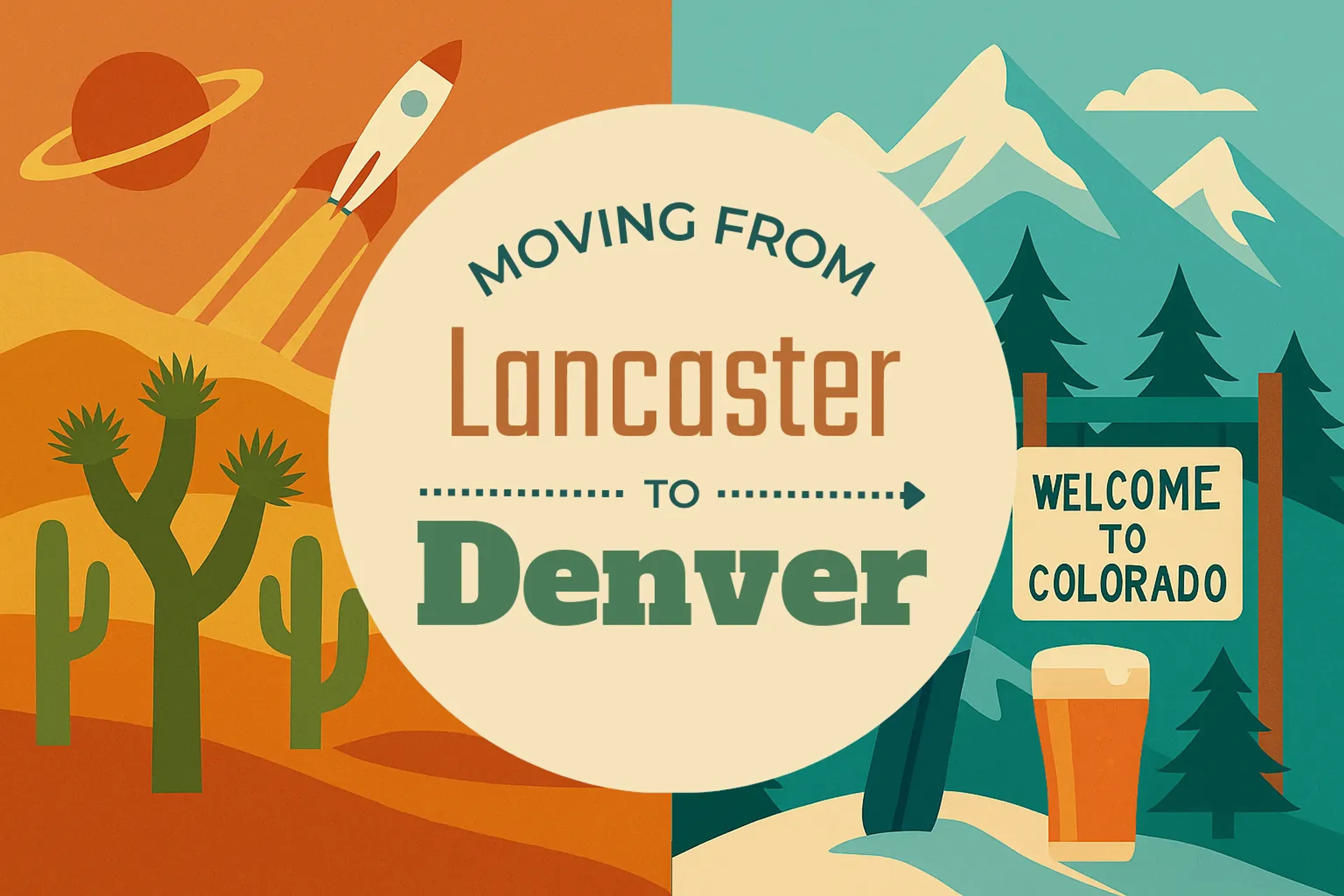 Side-by-side comparison of Lancaster to Denver moving companies