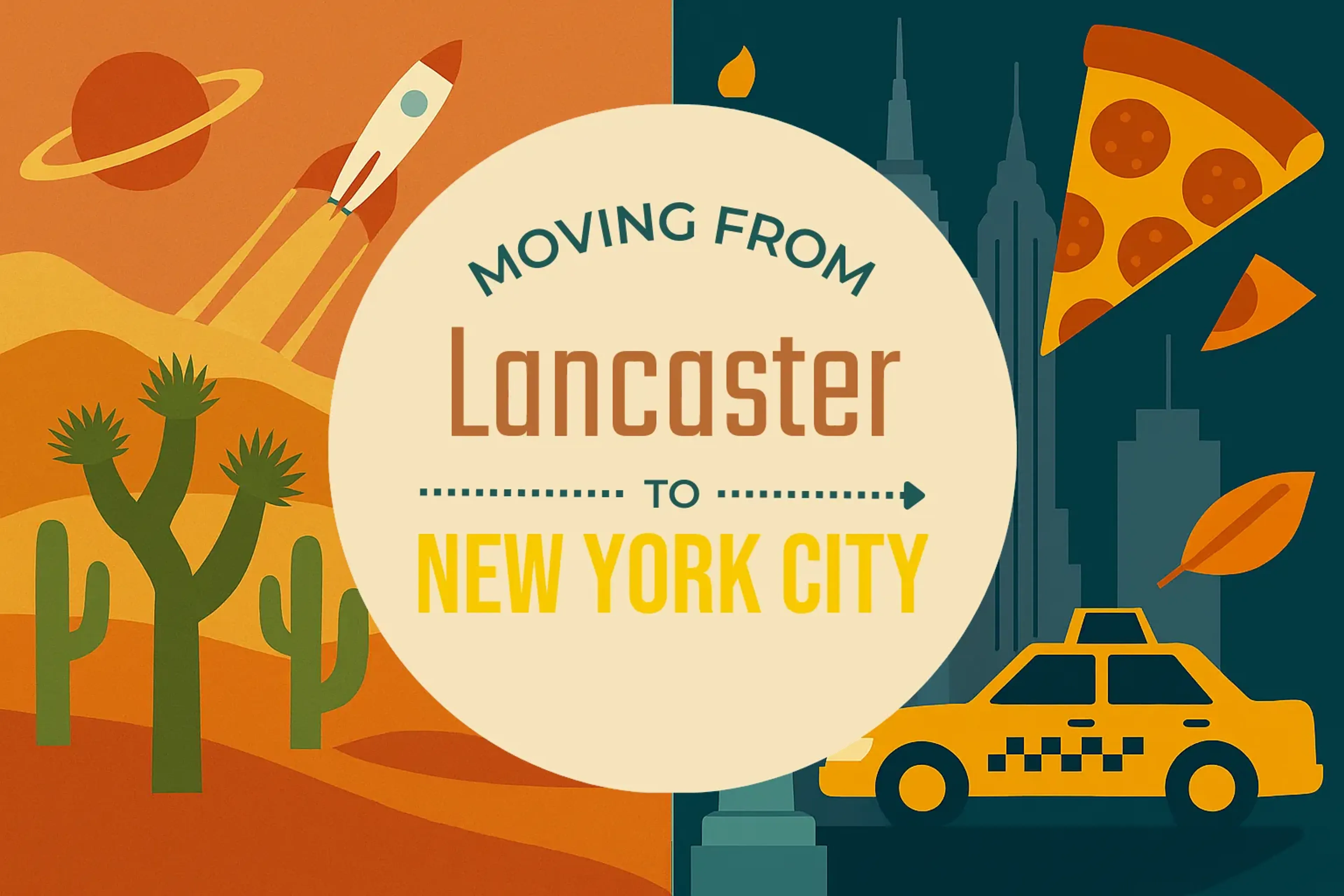 Side-by-side comparison of Lancaster to New York City moving companies