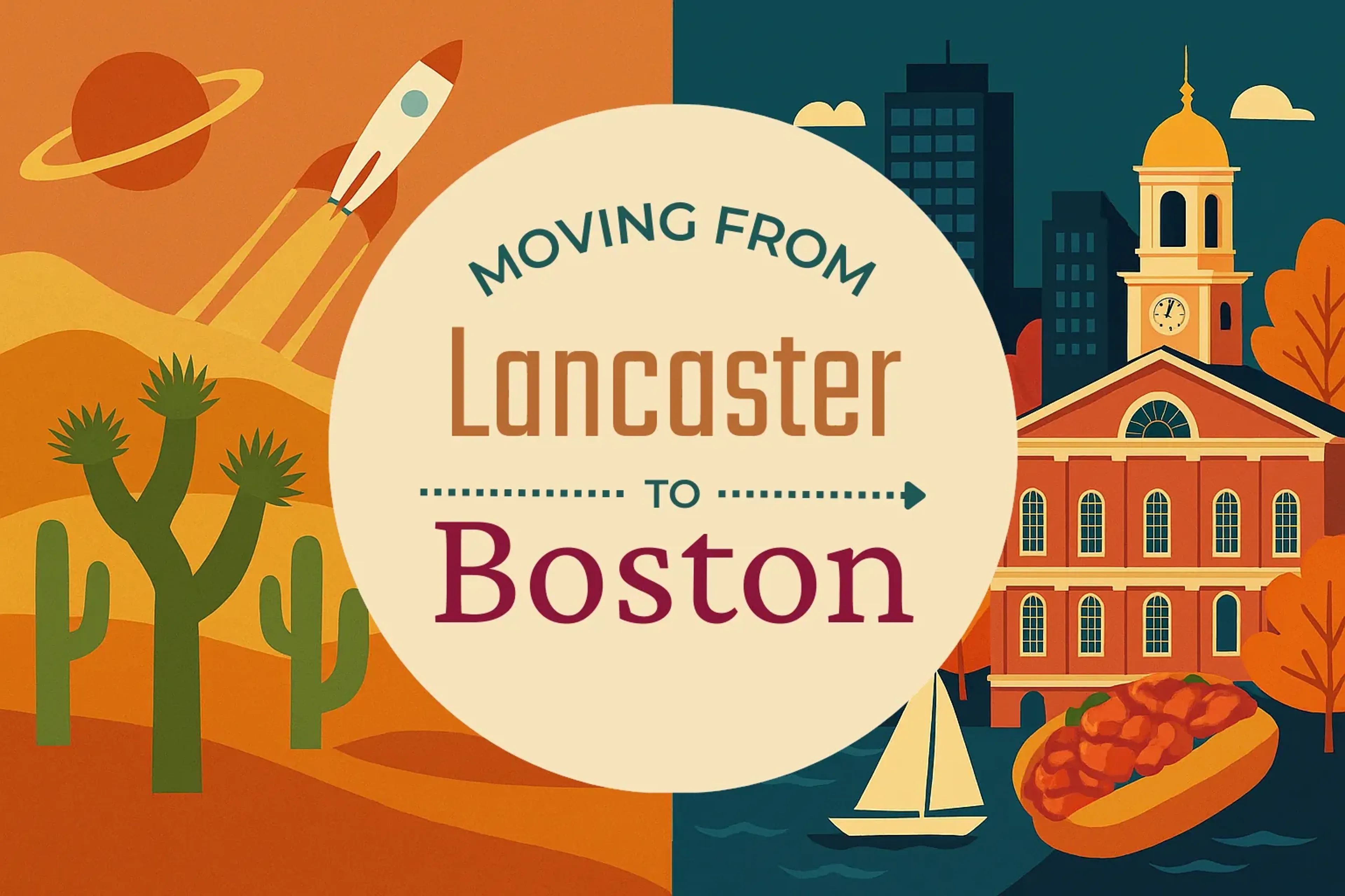 Side-by-side comparison of Lancaster to Boston moving companies