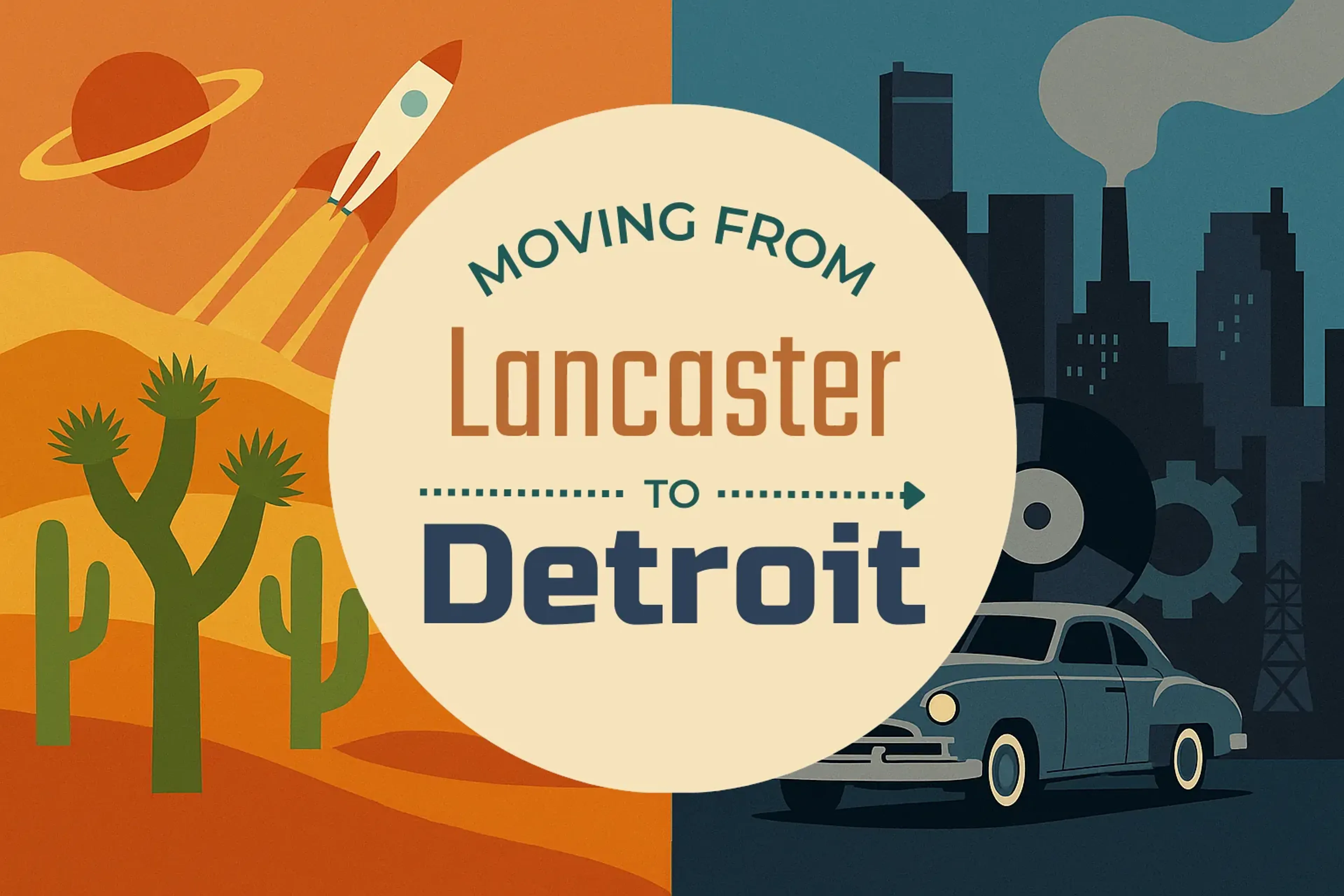 Side-by-side comparison of Lancaster to Detroit moving companies
