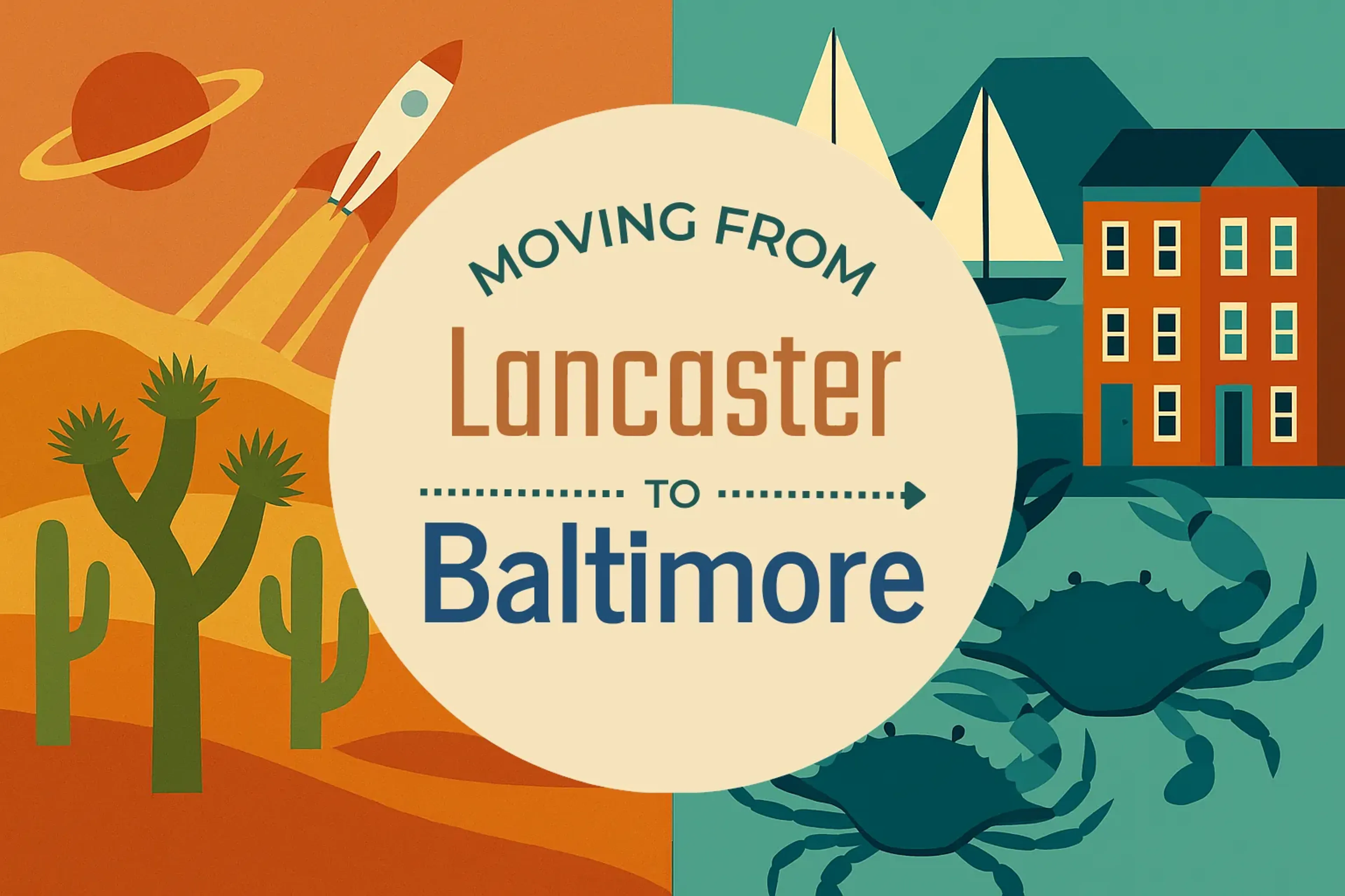 Side-by-side comparison of Lancaster to Baltimore moving companies