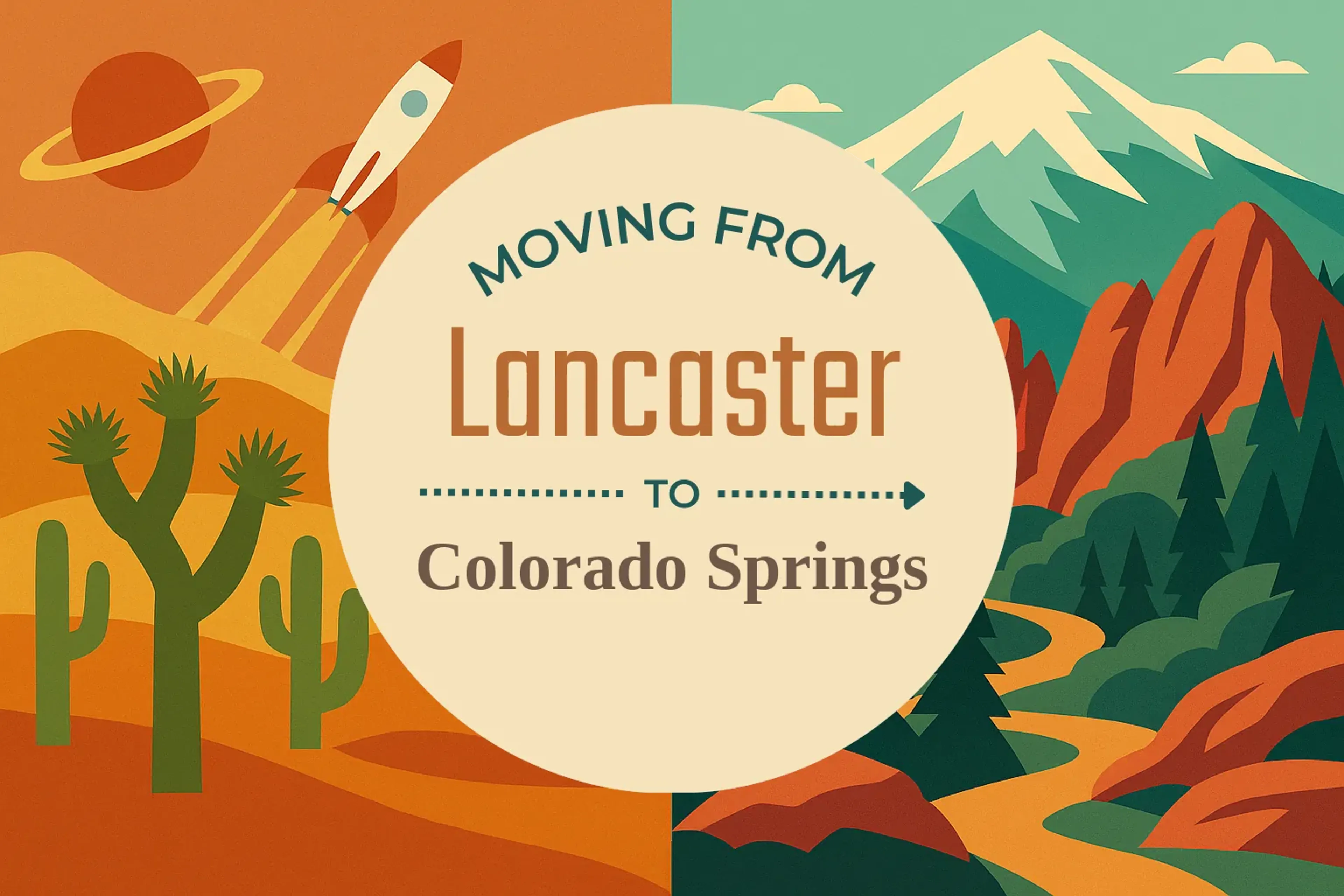 Side-by-side comparison of Lancaster to Colorado Springs moving companies