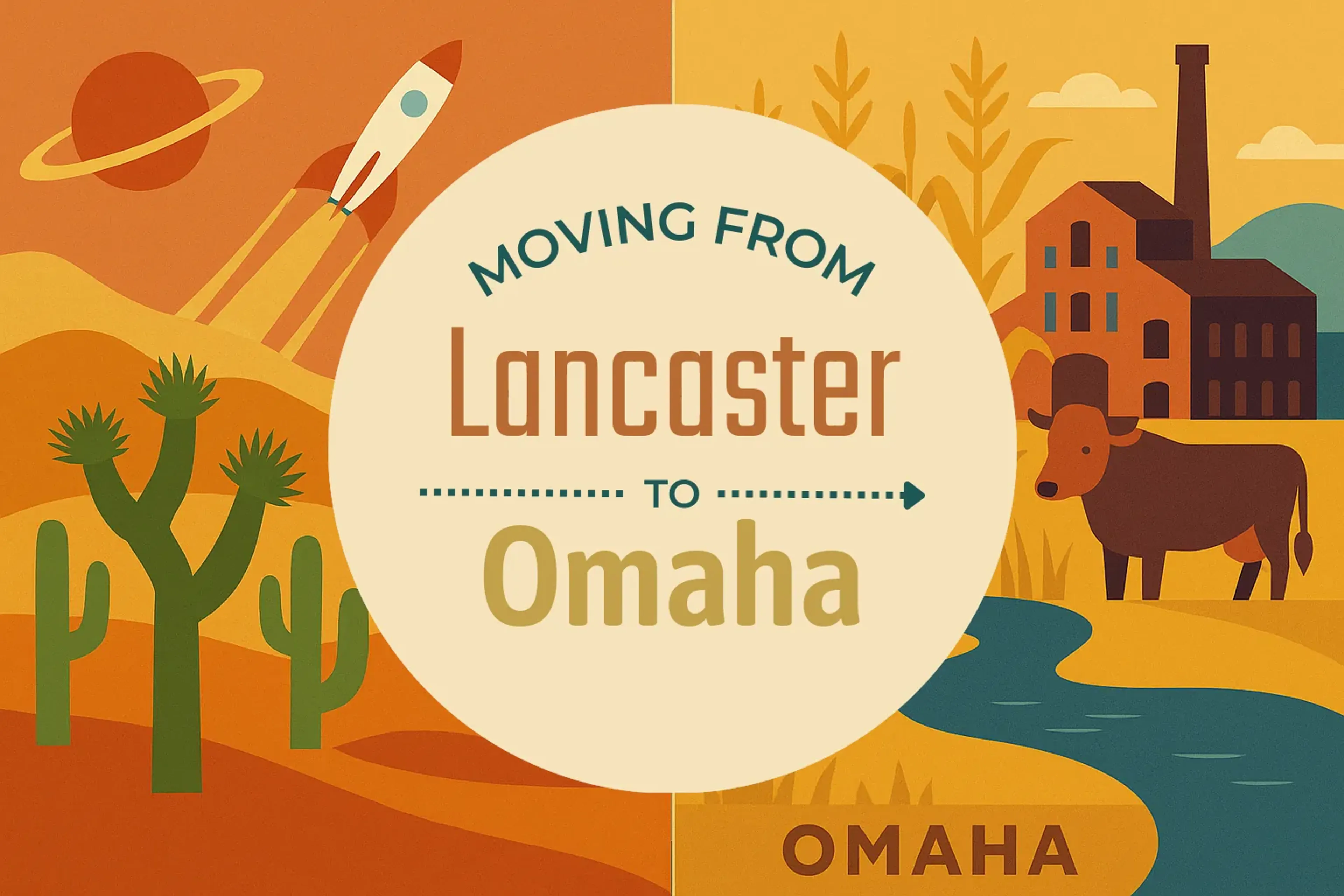 Side-by-side comparison of Lancaster to Omaha moving companies