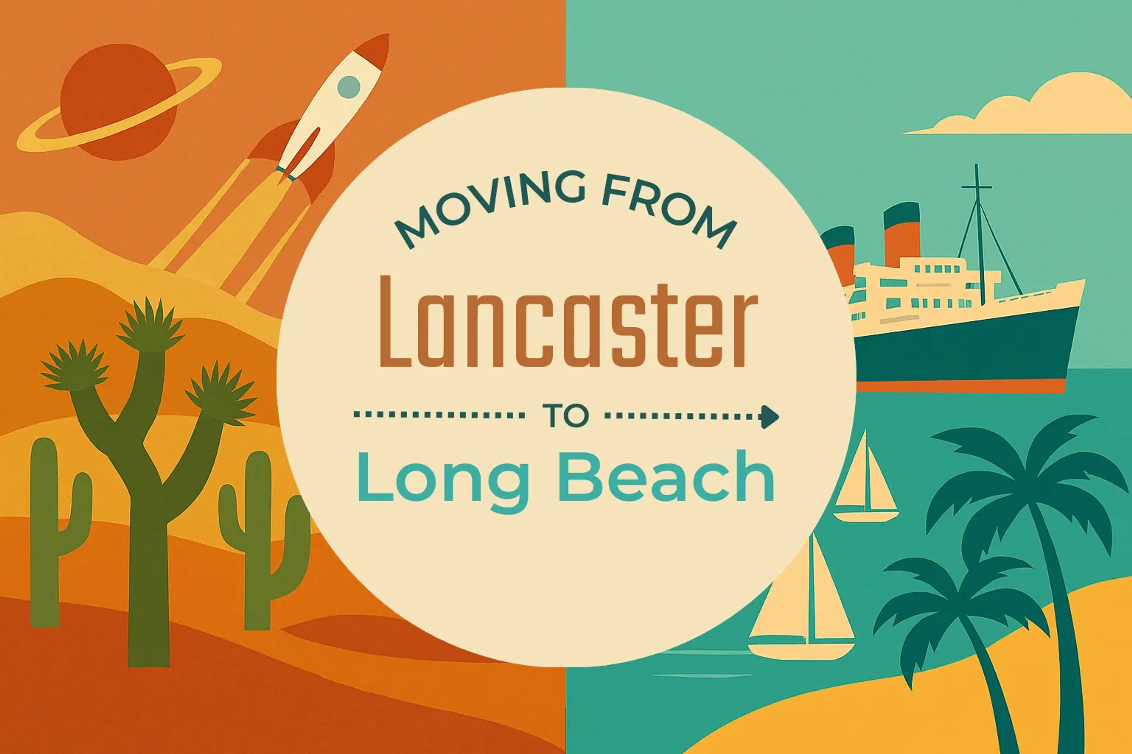 Side-by-side comparison of Lancaster to Long Beach moving companies