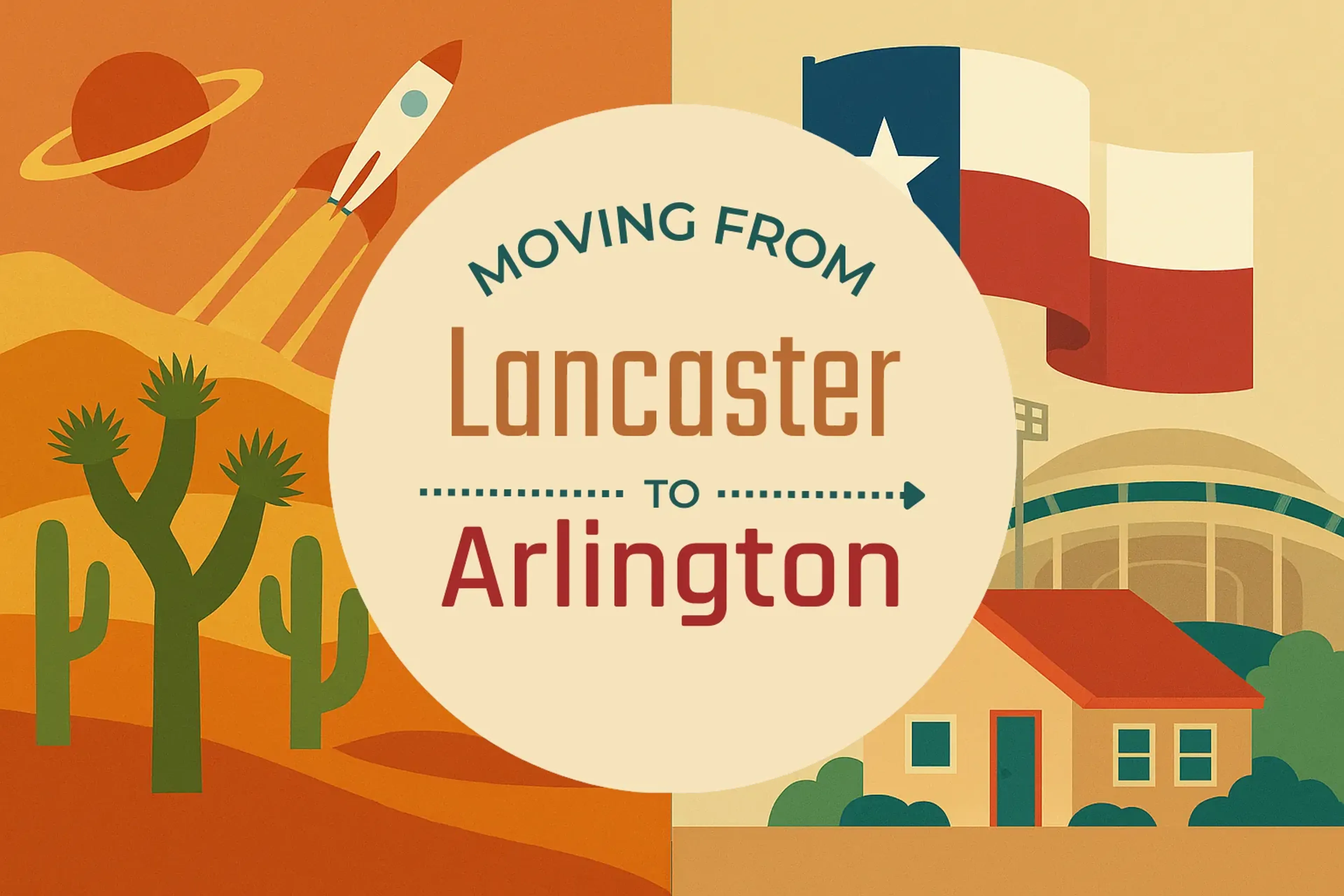 Side-by-side comparison of Lancaster to Arlington moving companies