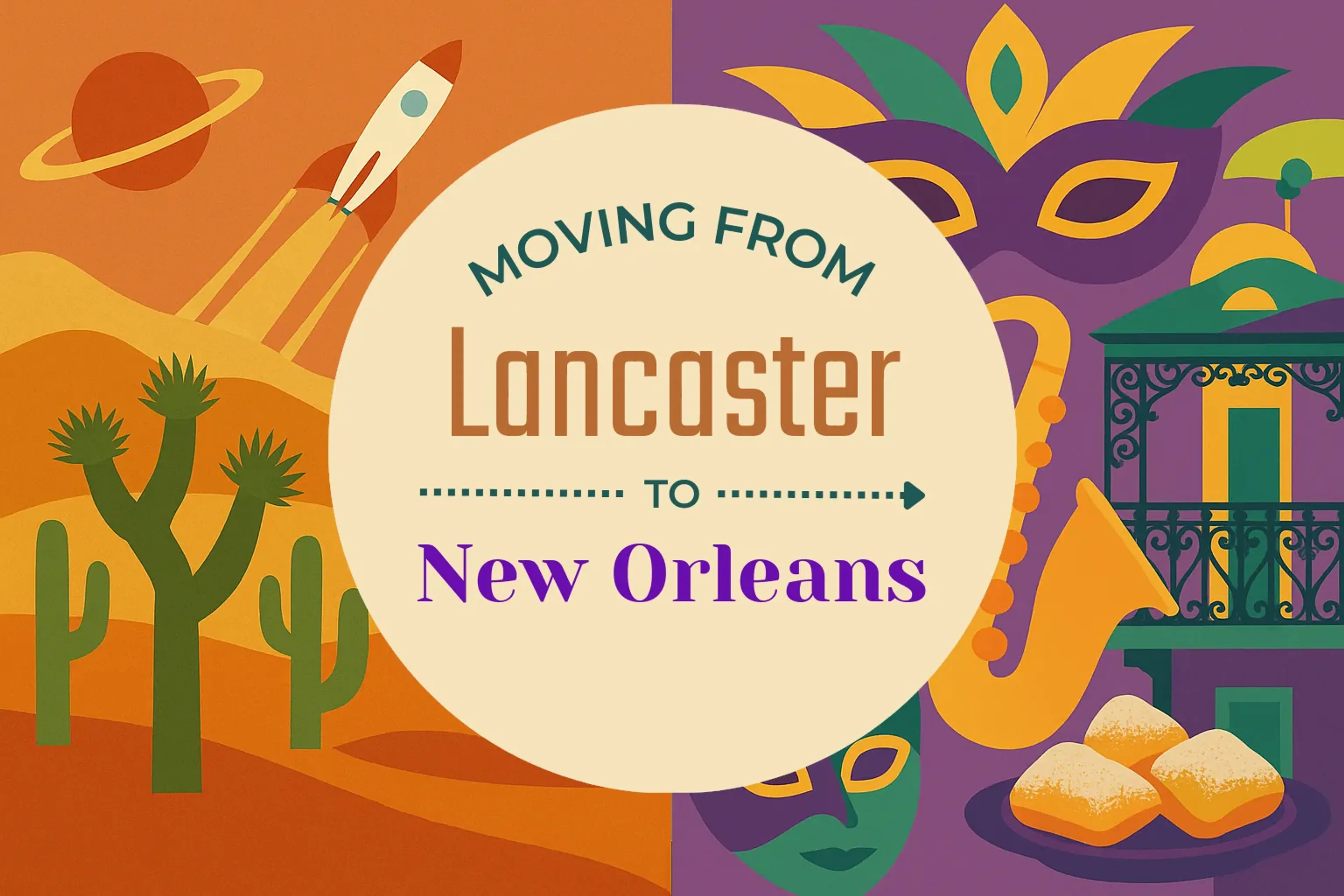Side-by-side comparison of Lancaster to New Orleans moving companies