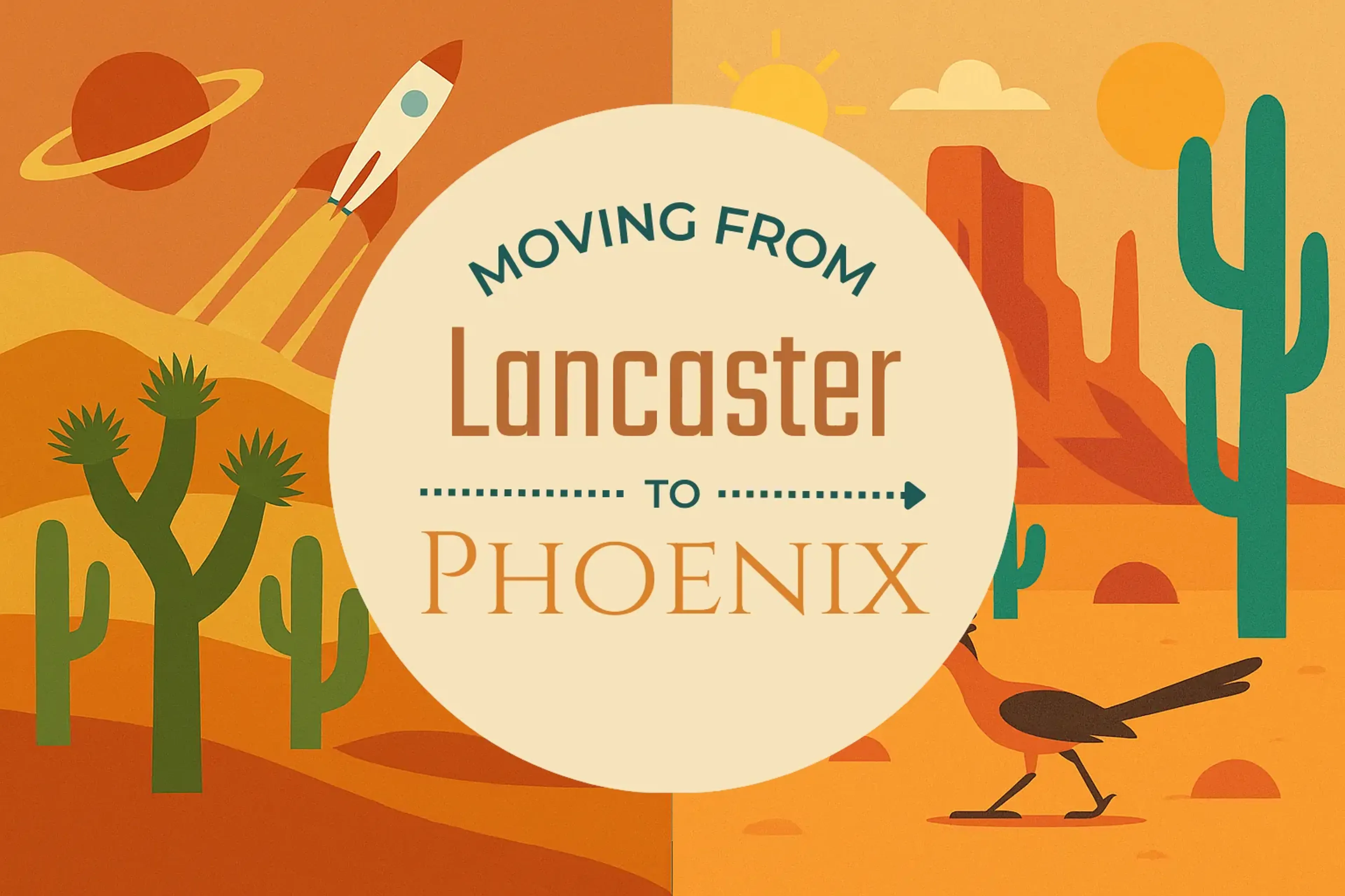 Side-by-side comparison of Lancaster to Phoenix moving companies